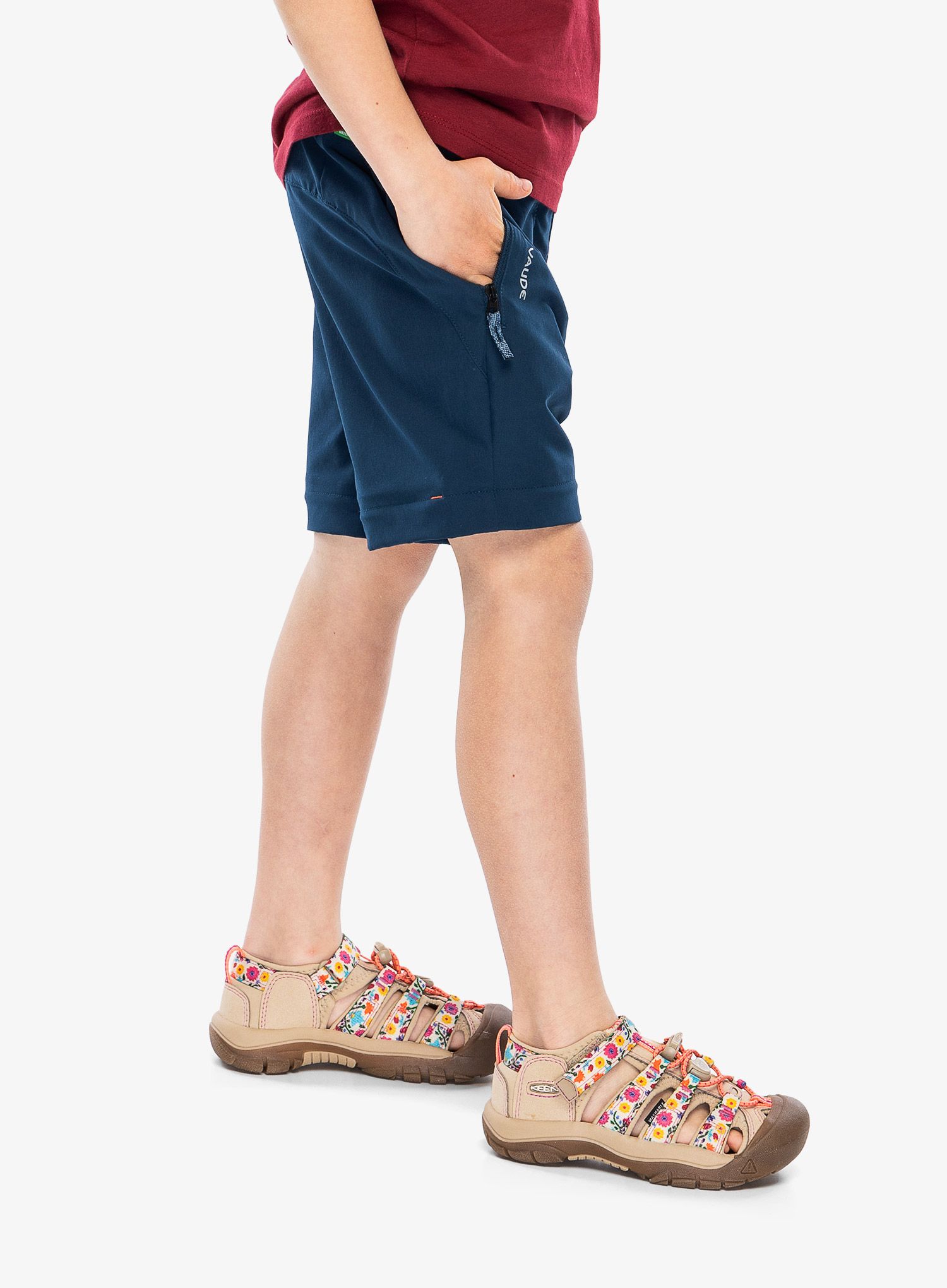 Dětské kalhoty Vaude ZO Pants Slim Fit - dark sea