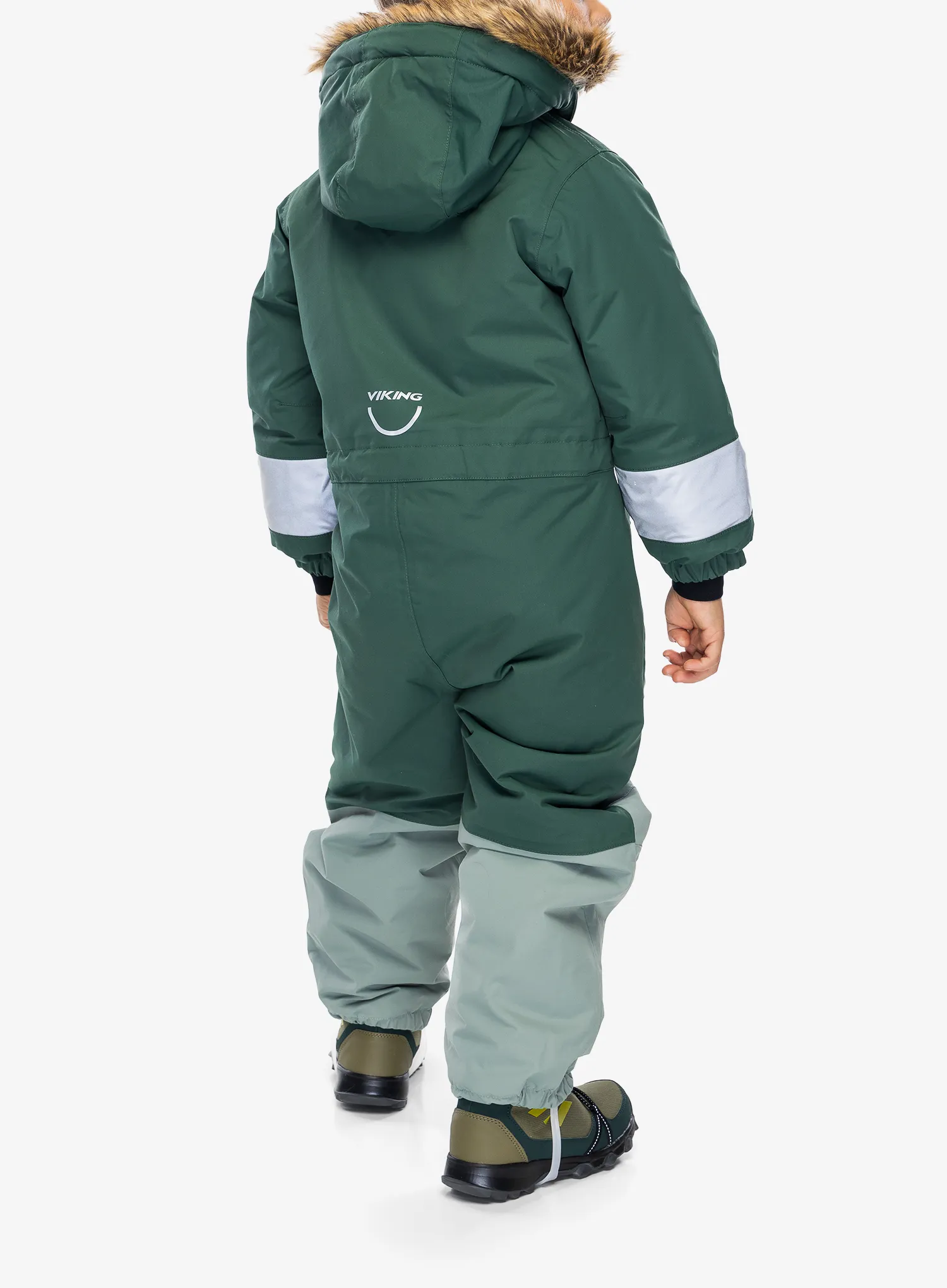 Dětská kombinéza Viking Alv Winter Playsuit - green