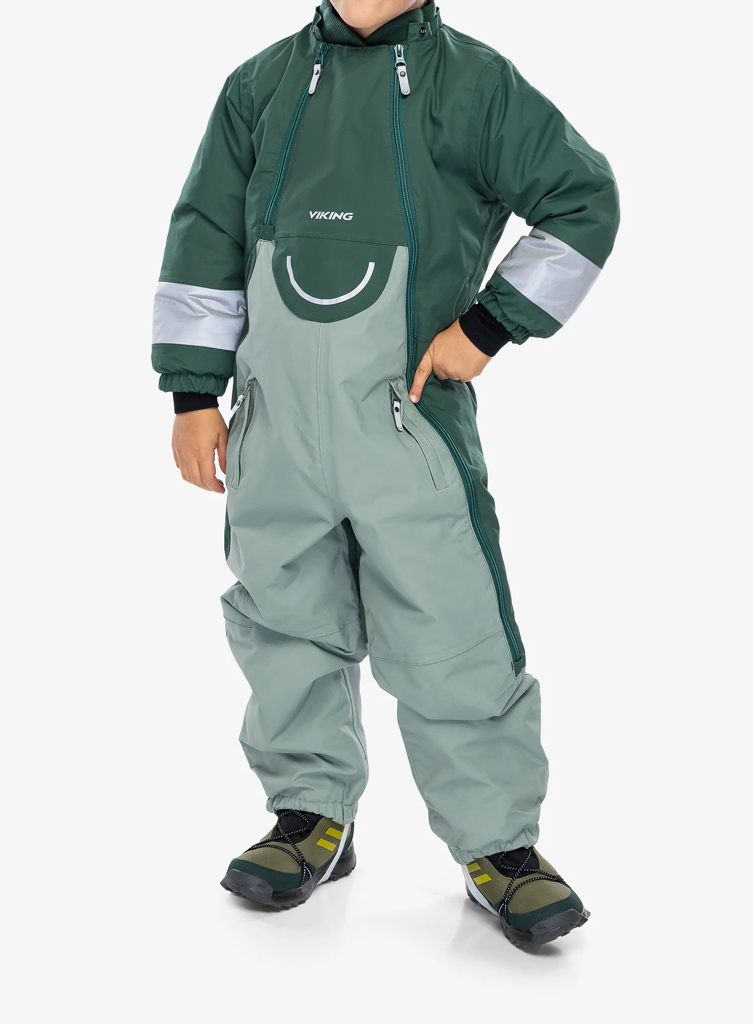 Dětská kombinéza Viking Alv Winter Playsuit - green