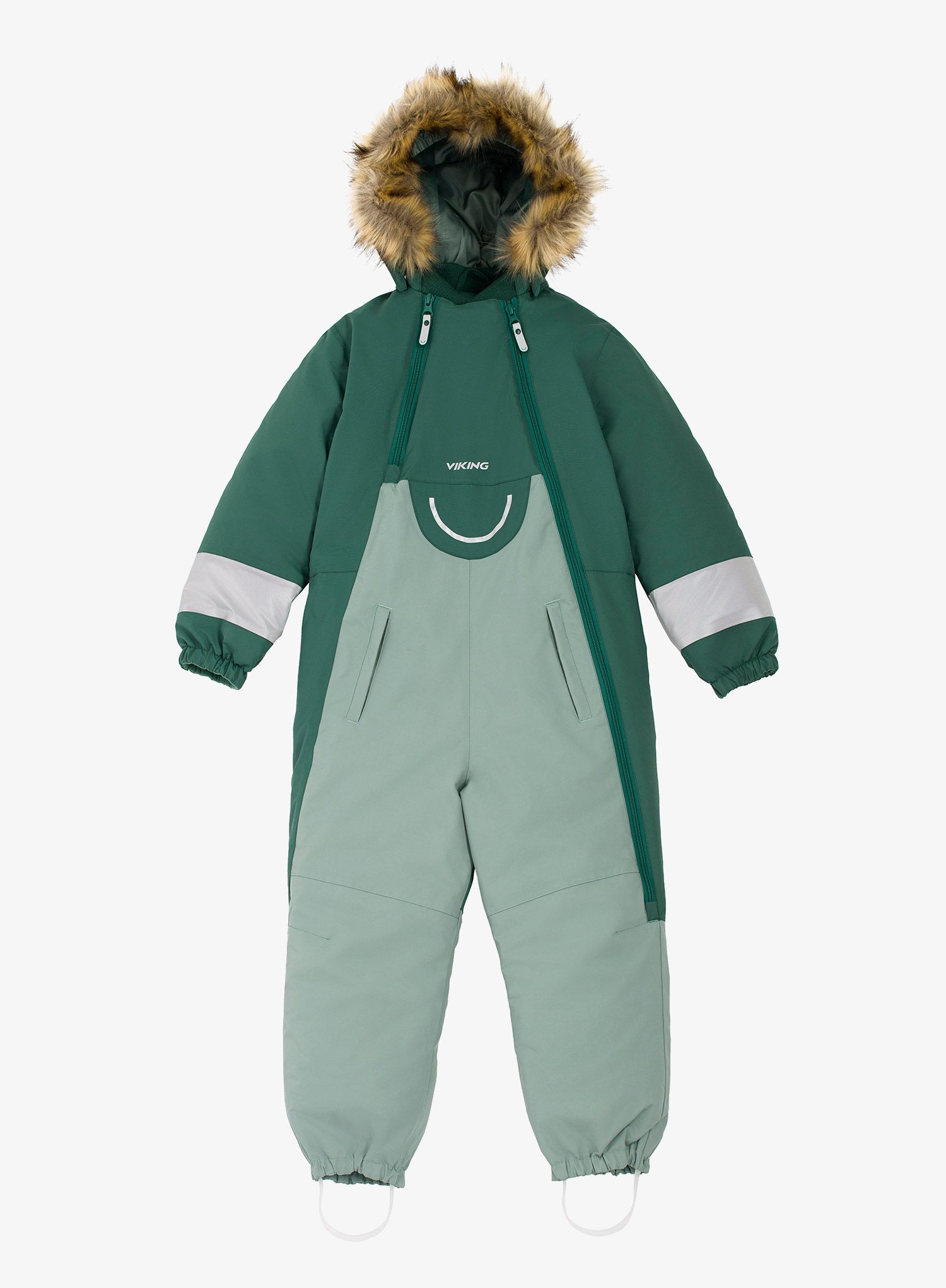 Dětská kombinéza Viking Alv Winter Playsuit - green