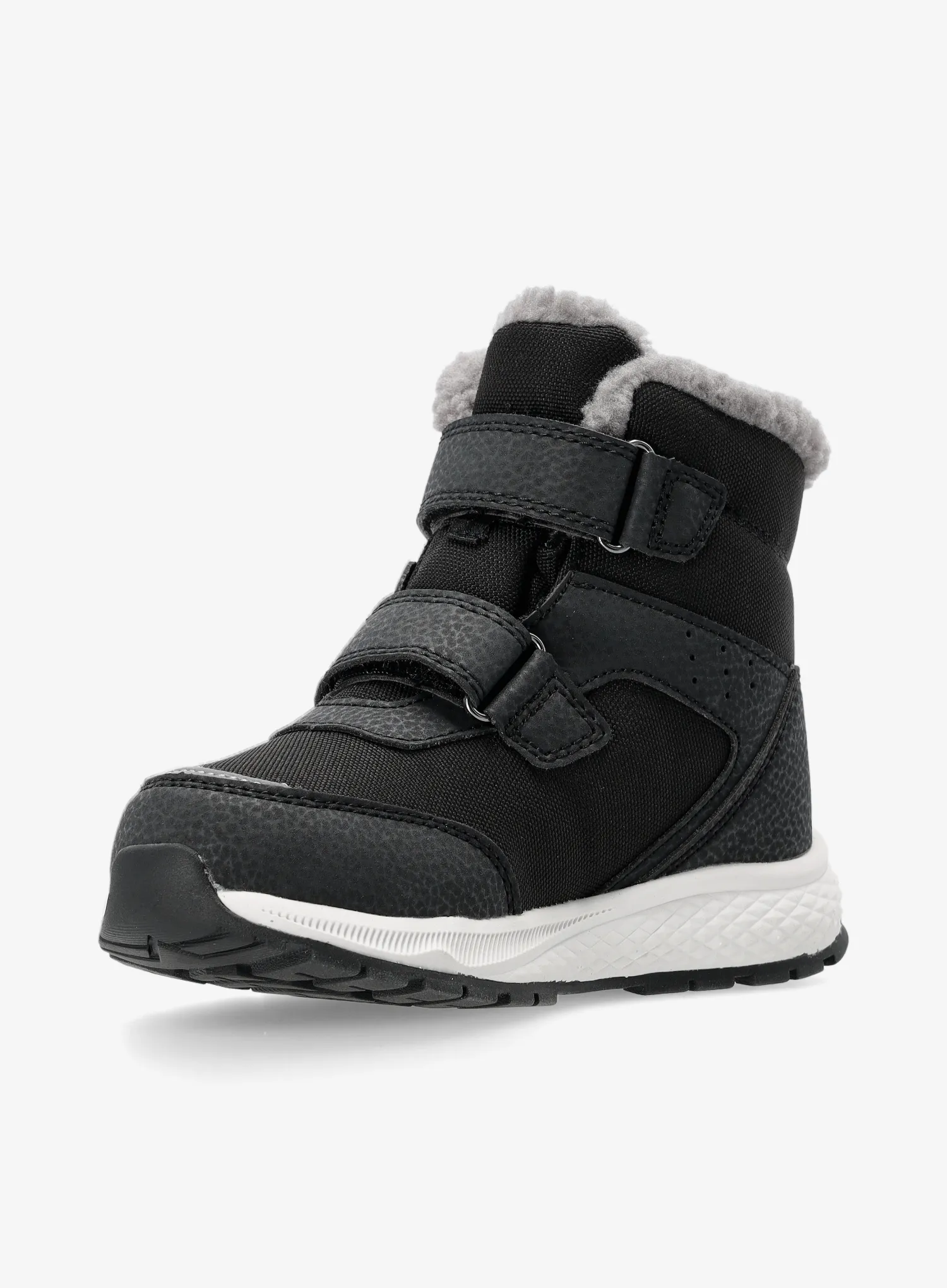 Dětské boty Viking Equip Warm WP 2V - black/grey