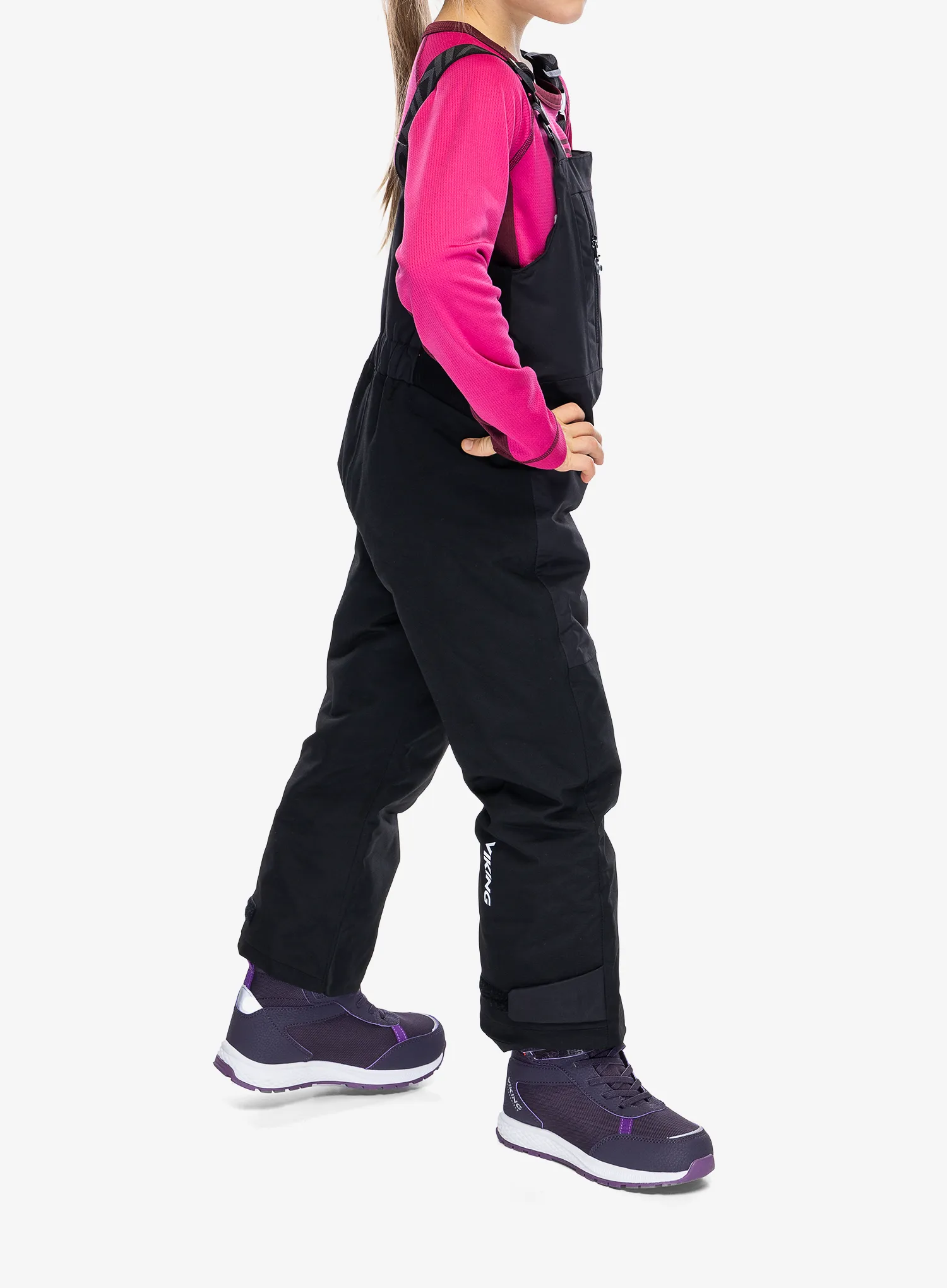 Dětské kalhoty Viking Play Winter Pants Thermal - black