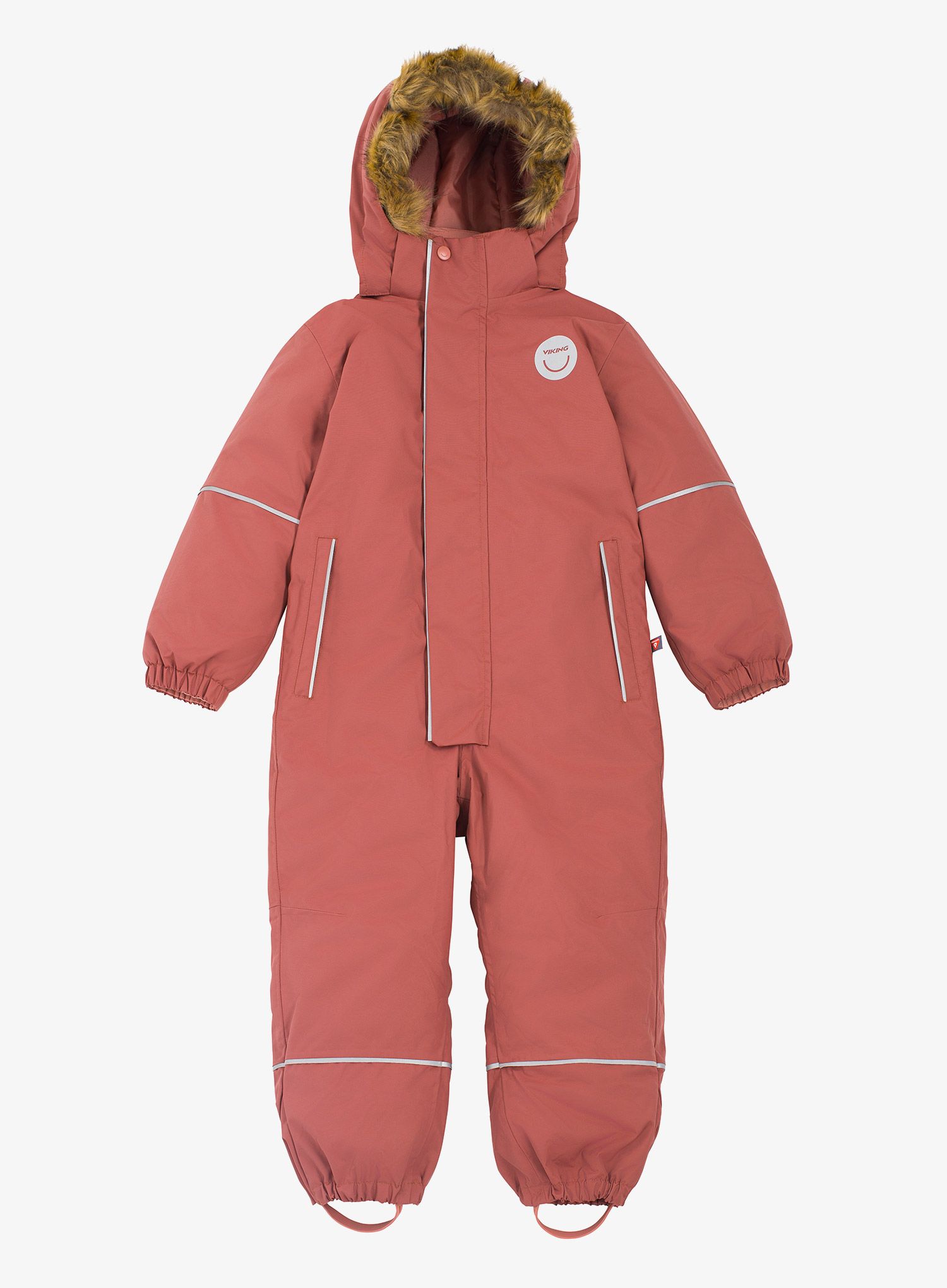 Dívčí kombinézy Viking Play Winter Playsuit Thermal - dark pink