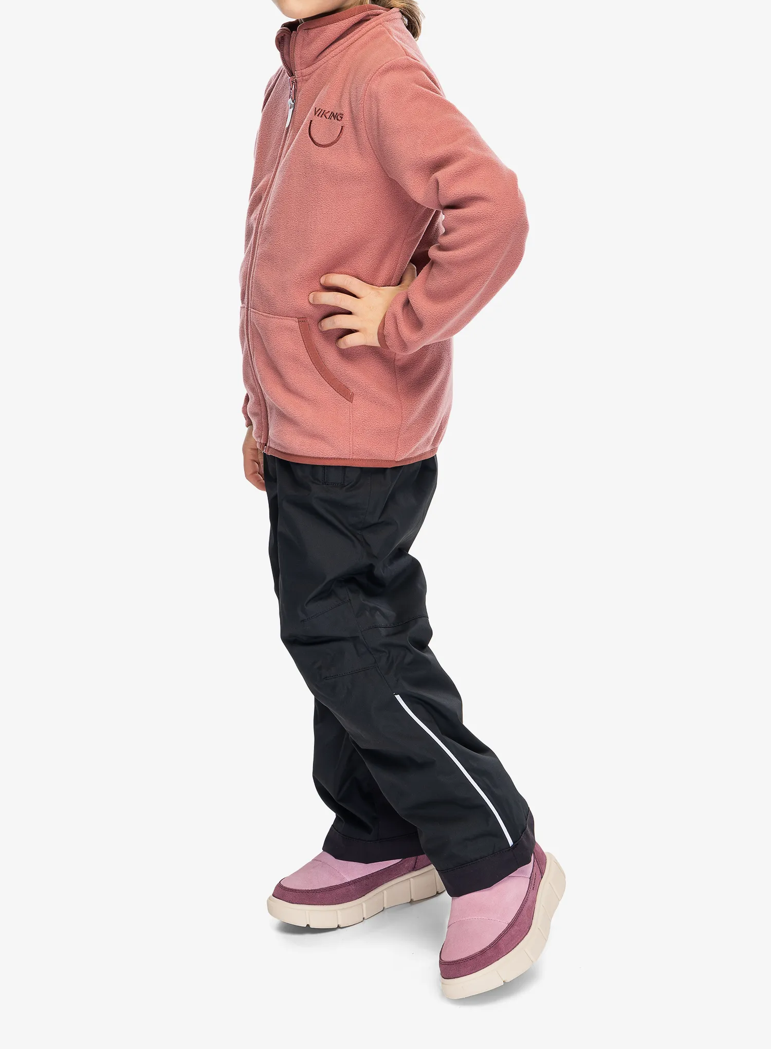 Dívčí mikina Viking Playtime Fleece Jacket Warm - pink