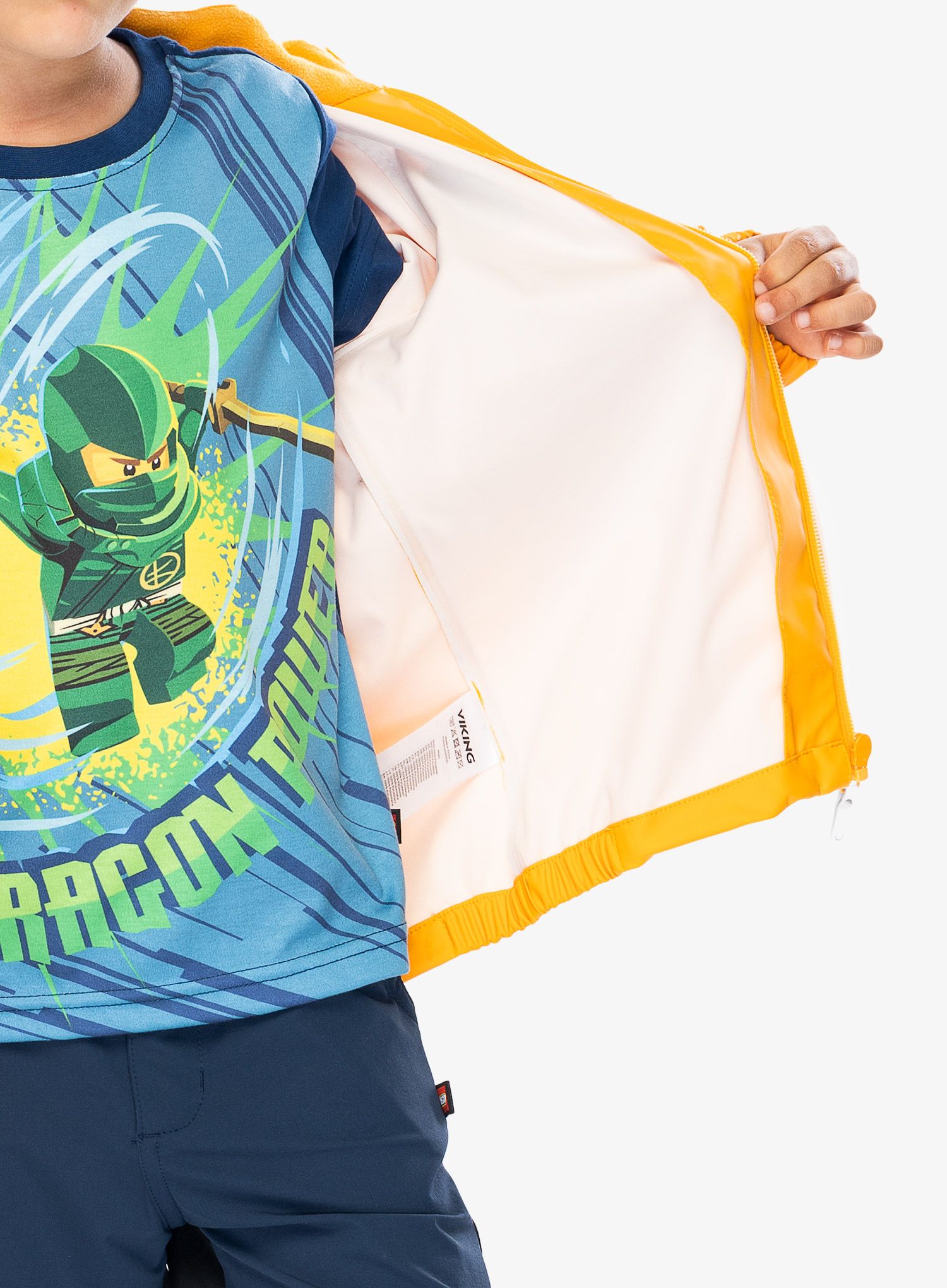 Dětská bunda Viking Jolly Recycled Rain Jacket - sun