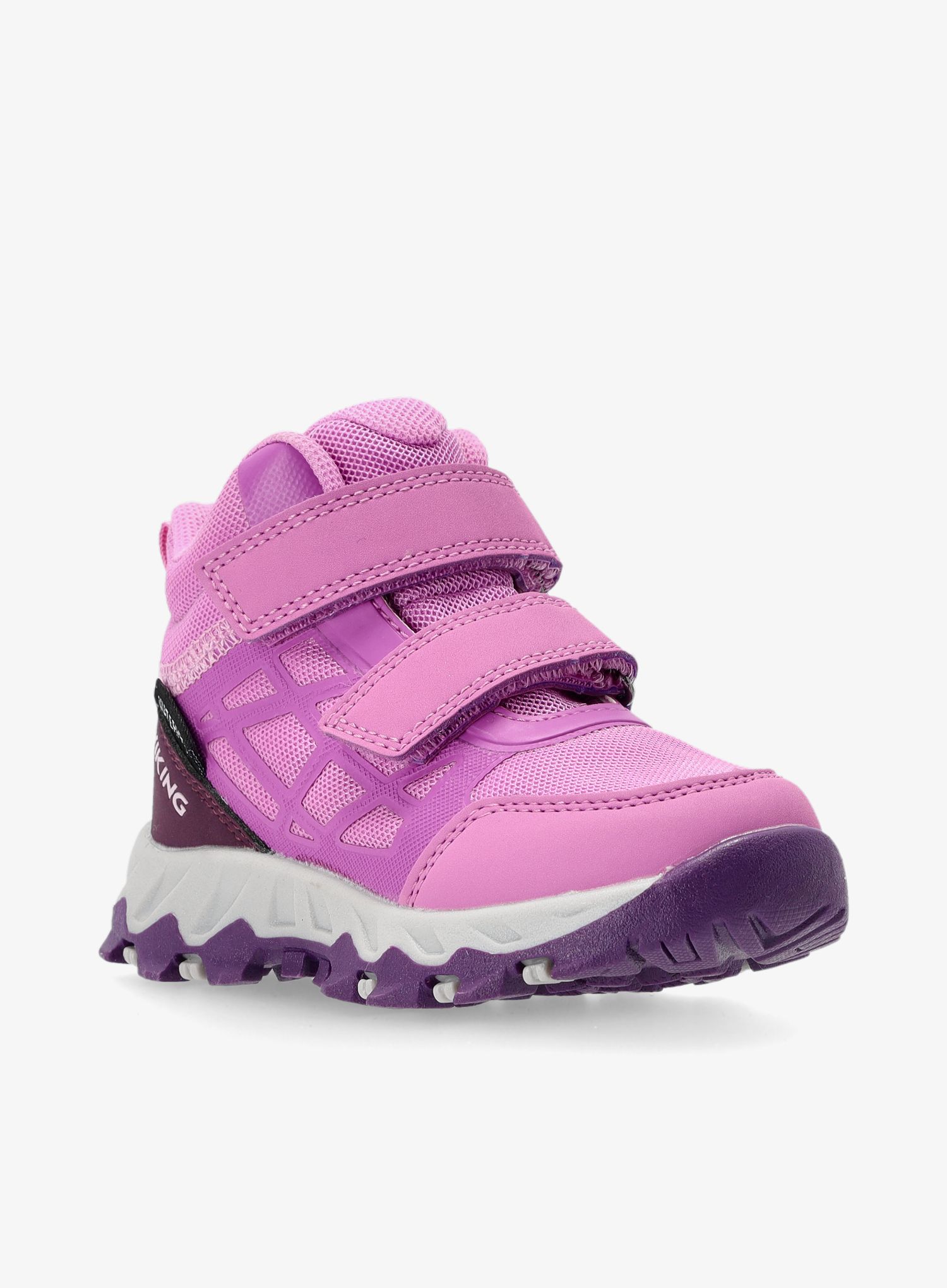 Dětské boty Viking Track Mid WP 2V - purple/purple