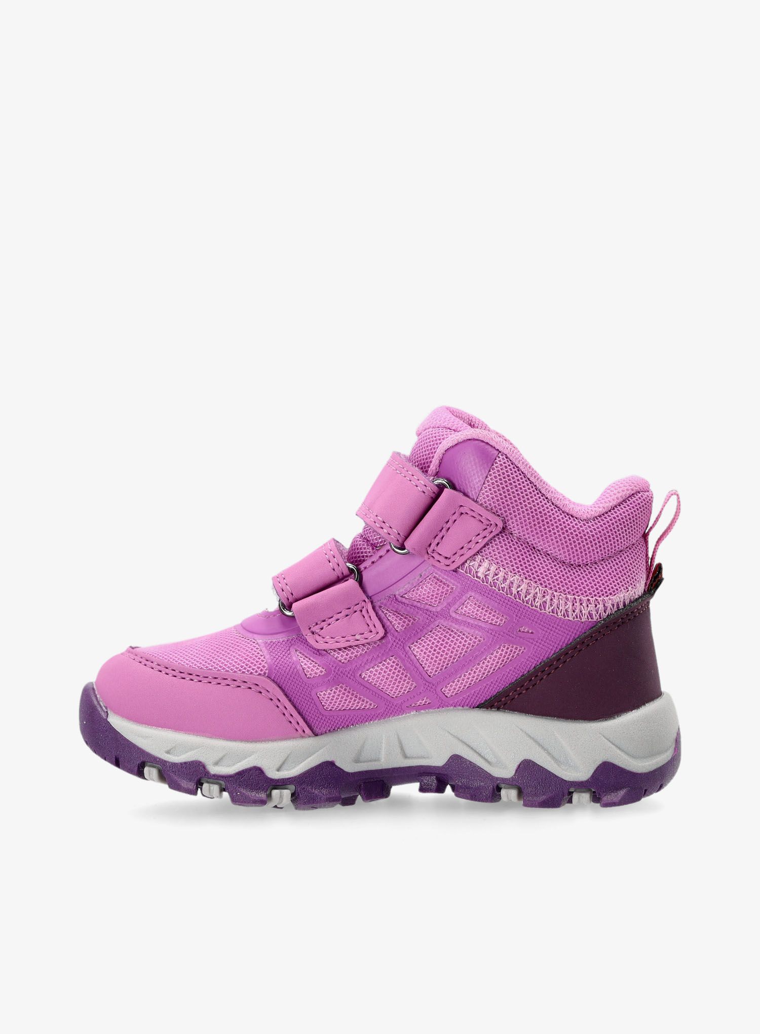 Dětské boty Viking Track Mid WP 2V - purple/purple