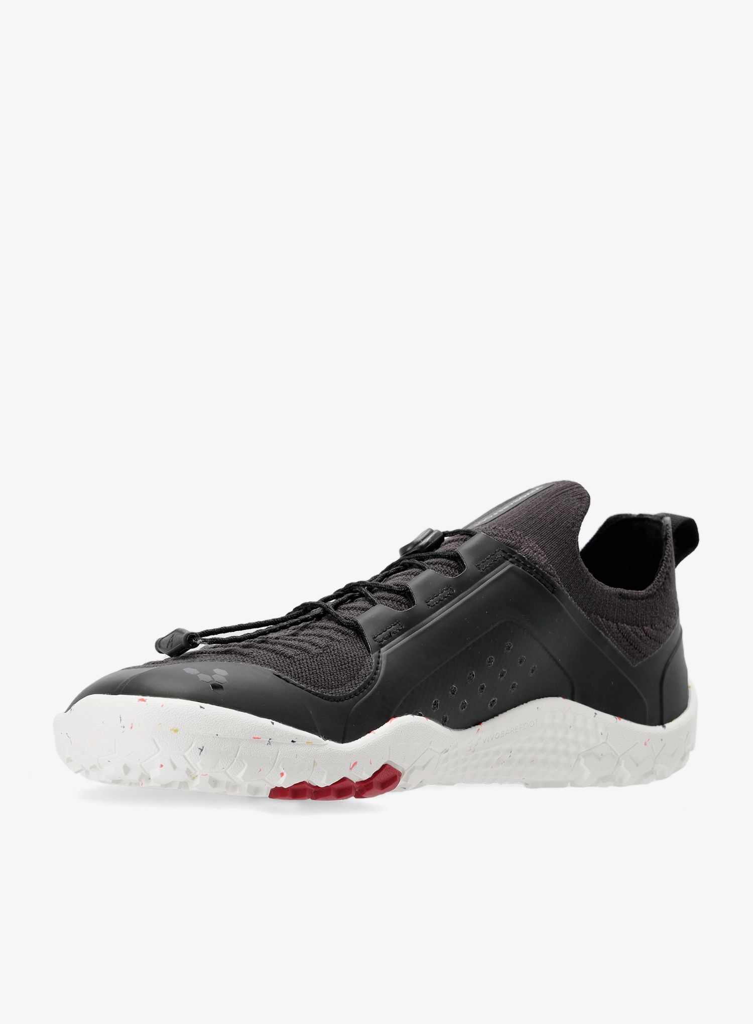 Trailové boty Vivobarefoot Primus Trail Knit FG - obsidian/white