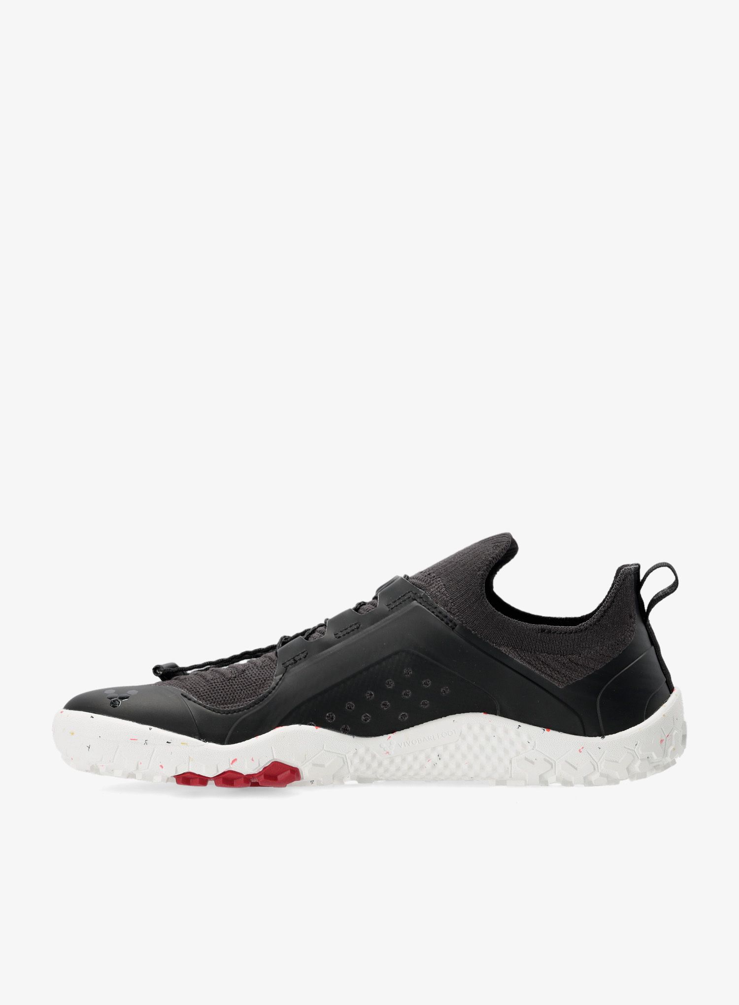 Trailové boty Vivobarefoot Primus Trail Knit FG - obsidian/white
