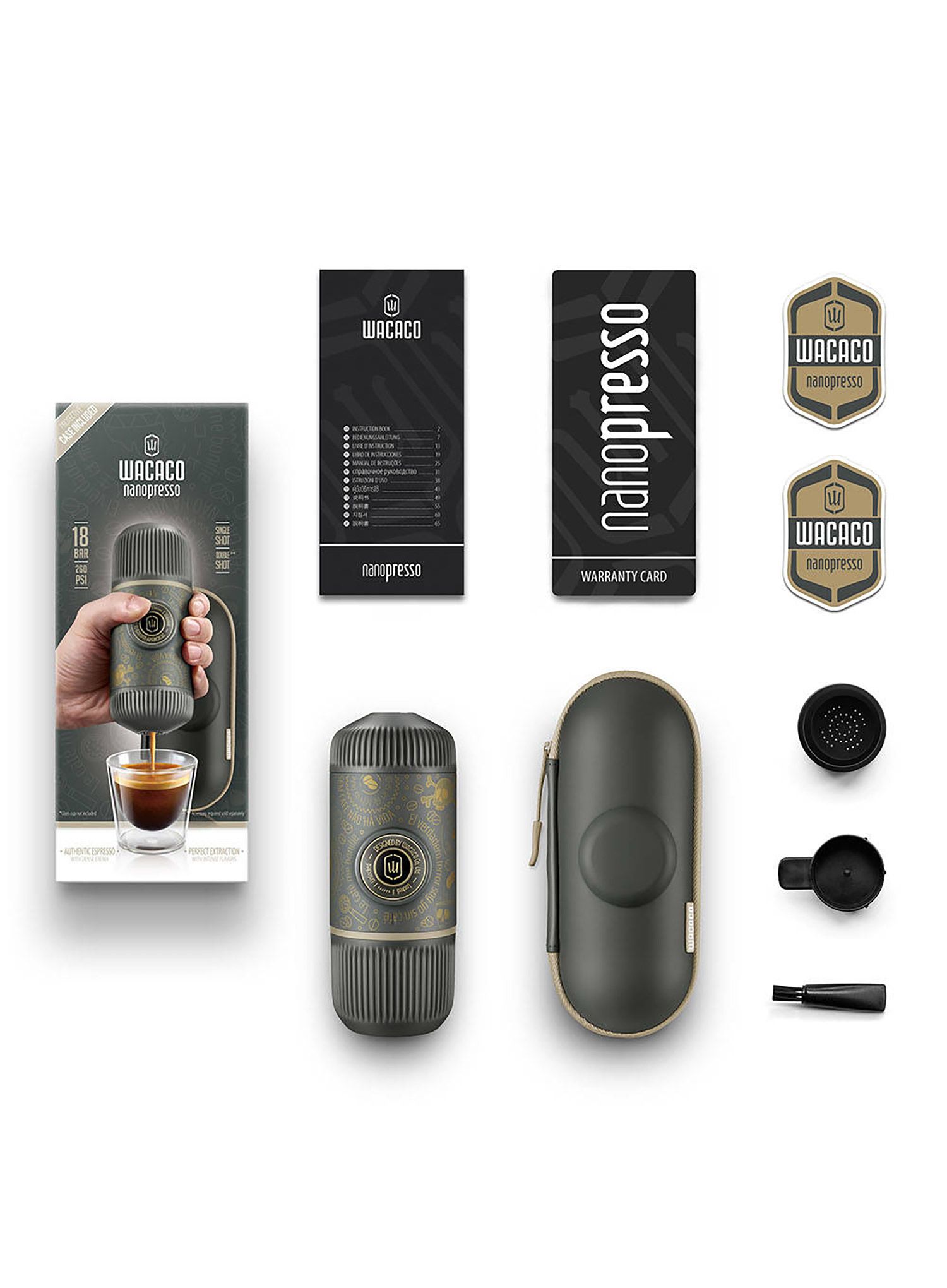 Kávovar Wacaco Nanopresso Dark Souls - grey