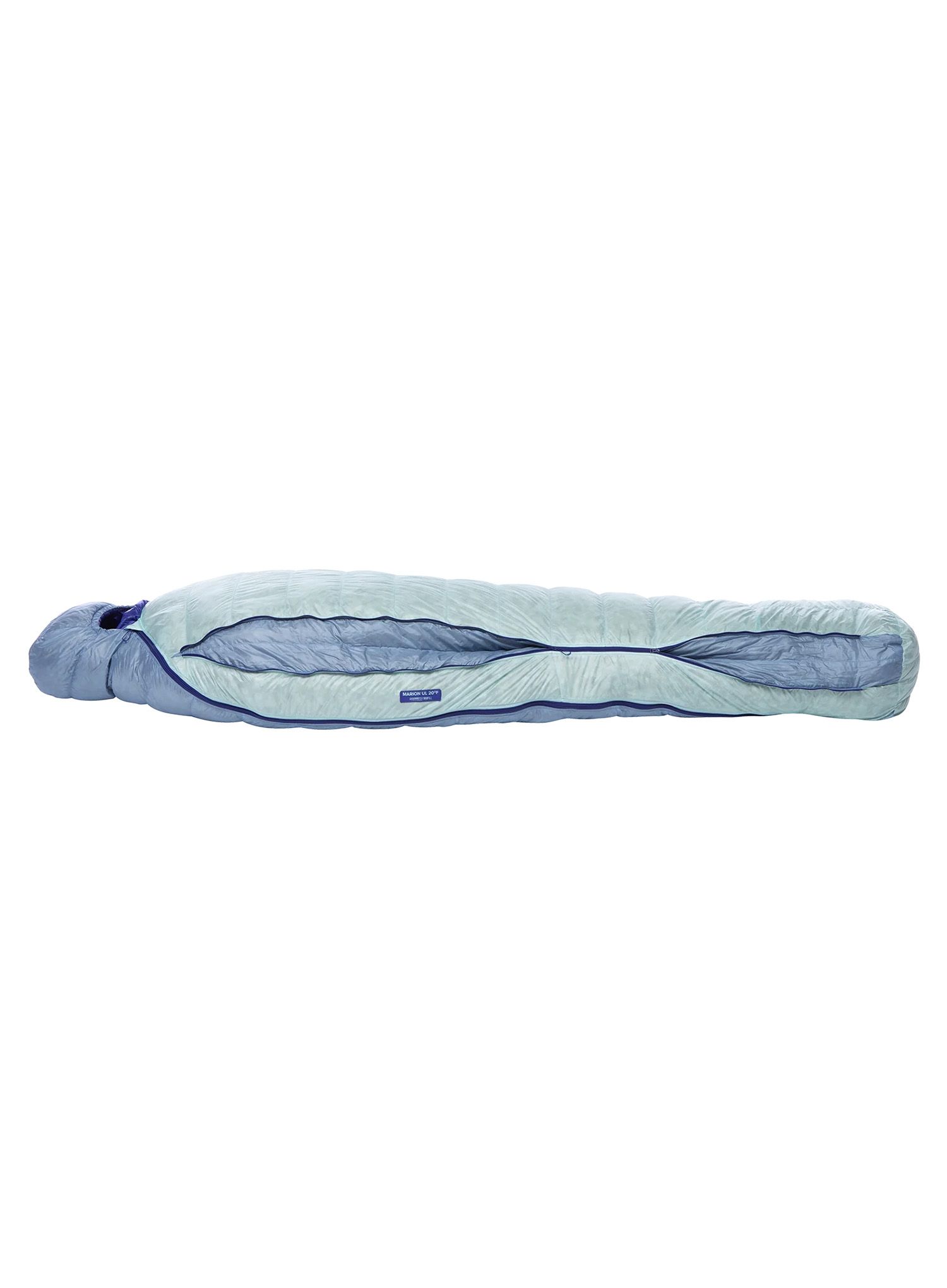 Dámský spací pytel Big Agnes W'S Torchlight Ul 20 (183 cm) Regular Right - blue/aqua