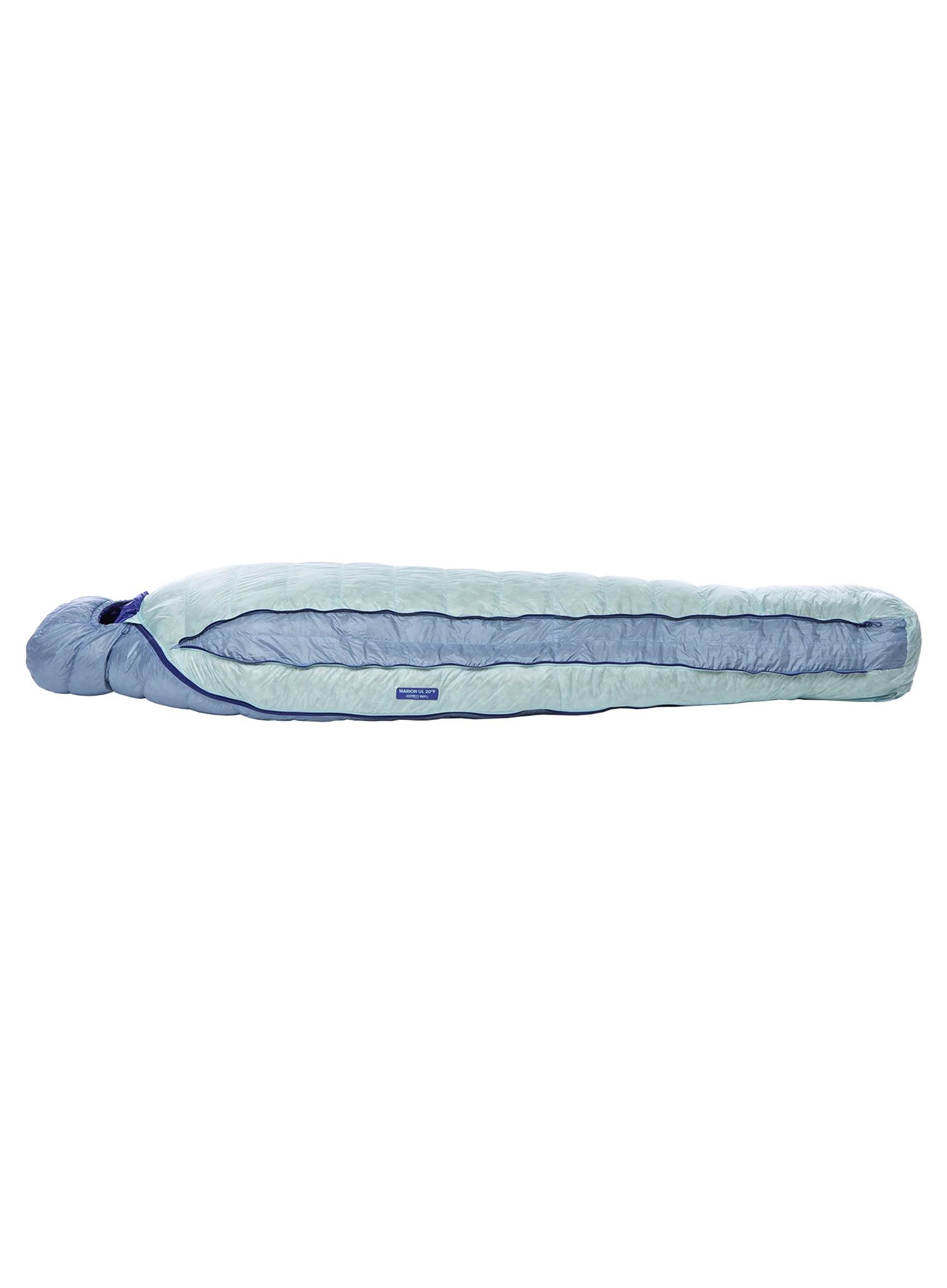 Dámský spací pytel Big Agnes W'S Torchlight Ul 20 (183 cm) Regular Right - blue/aqua