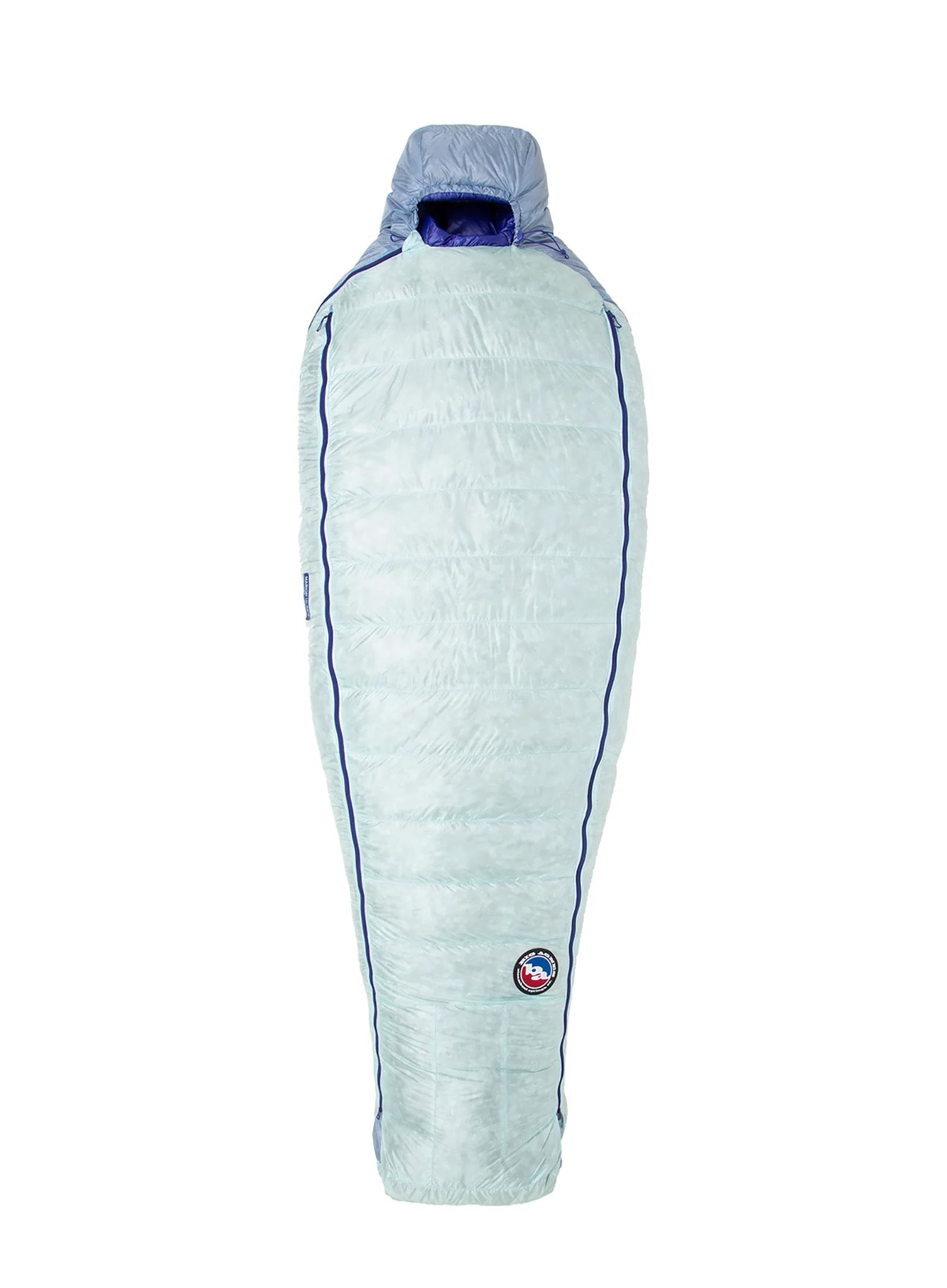 Dámský spací pytel Big Agnes W'S Torchlight Ul 20 (183 cm) Regular Right - blue/aqua