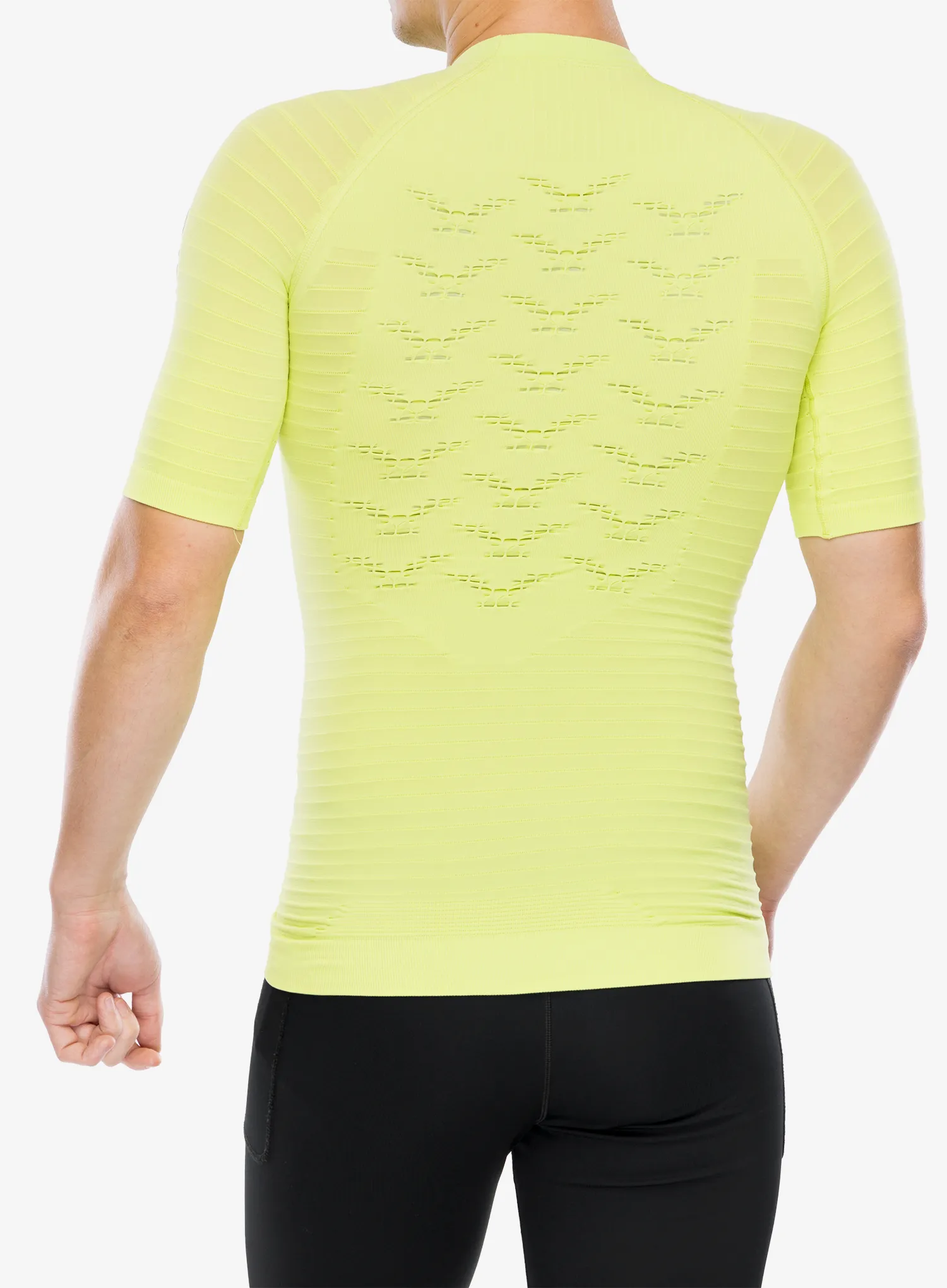 Pánské tričko X-Bionic Effektor 4.0 Run - effektor green/arctic white