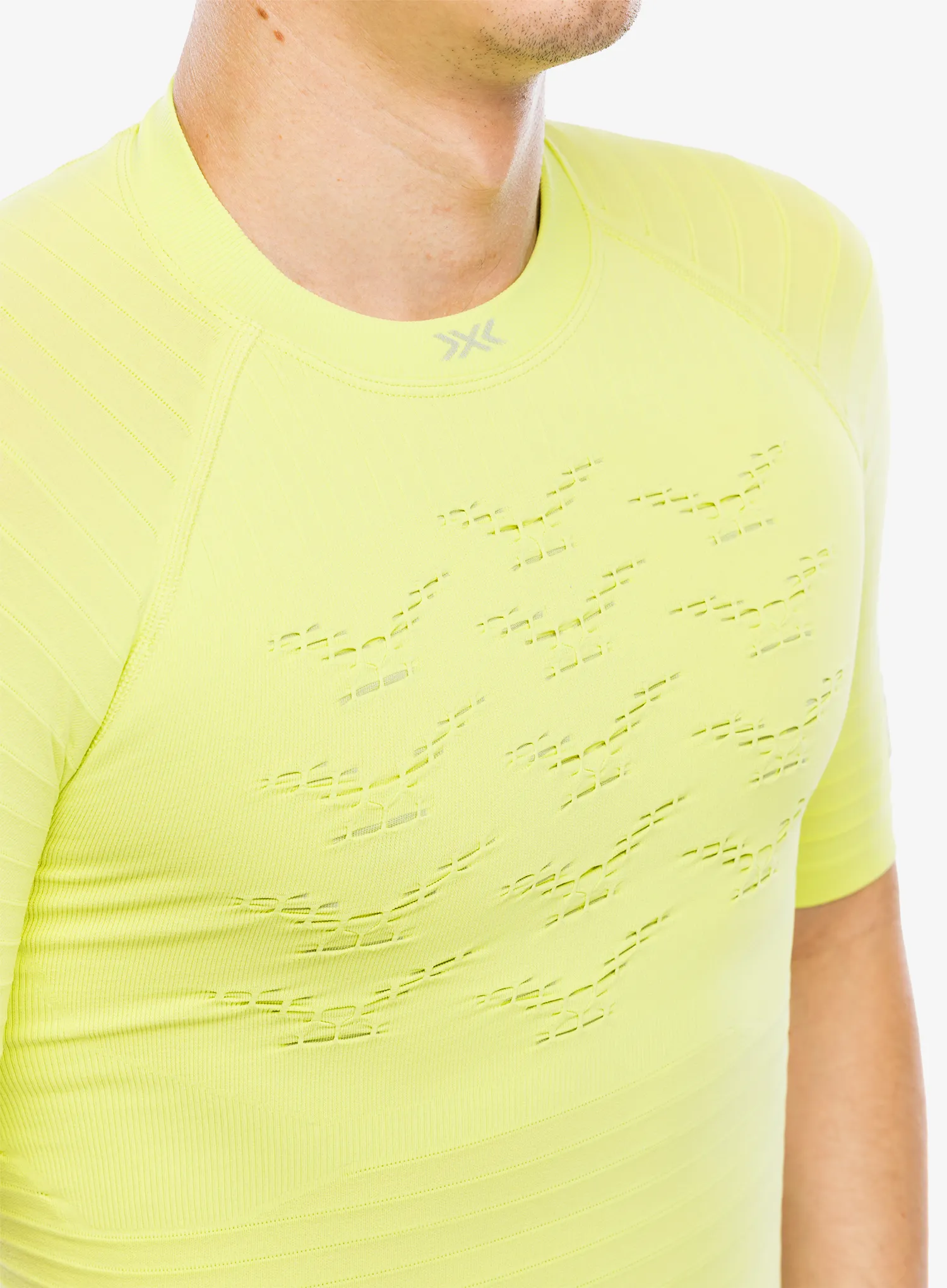 Pánské tričko X-Bionic Effektor 4.0 Run - effektor green/arctic white