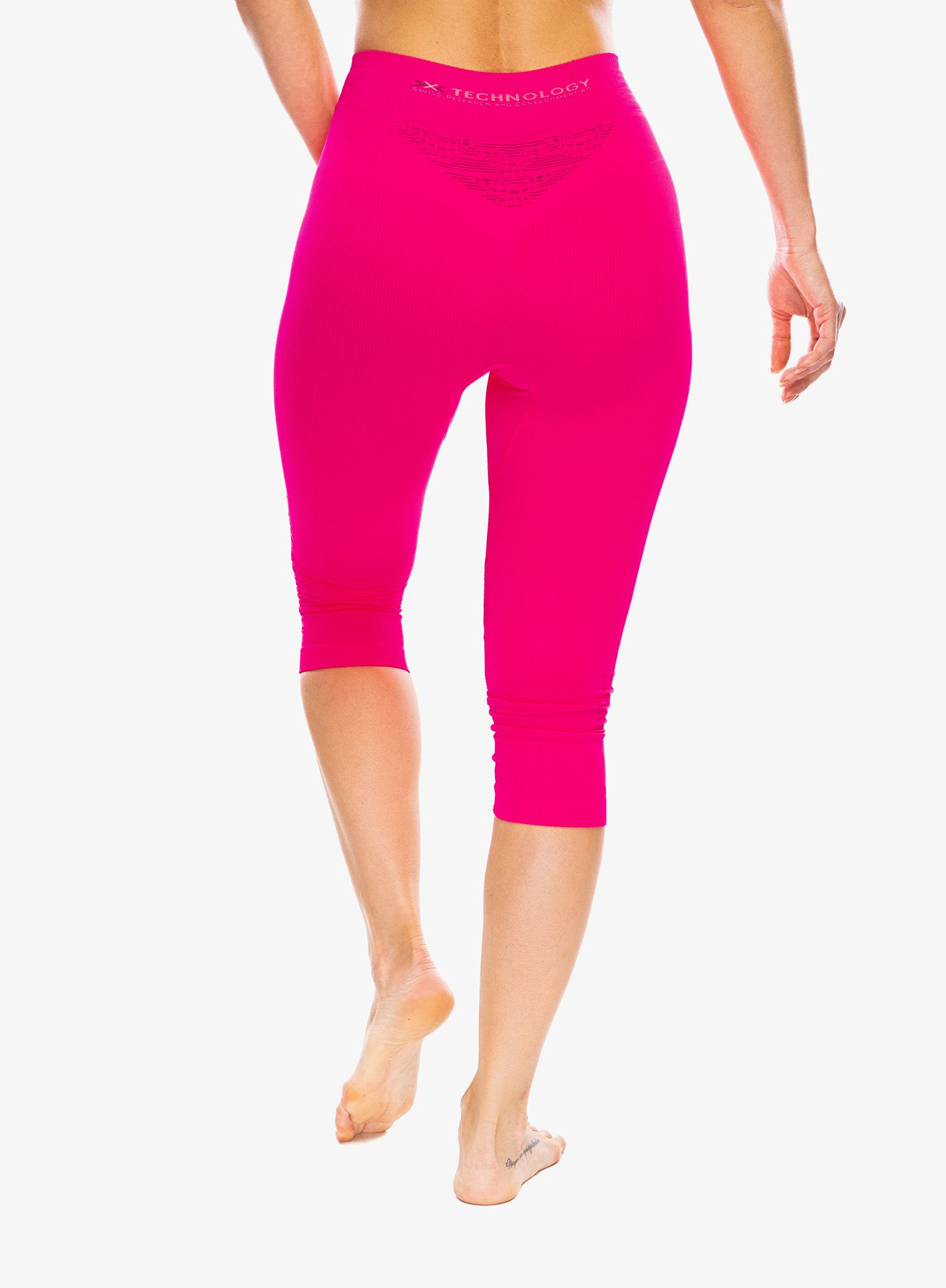 Dámské legíny X-Bionic Energizer 4.0 Pants 3/4 - flamingo/anthracit
