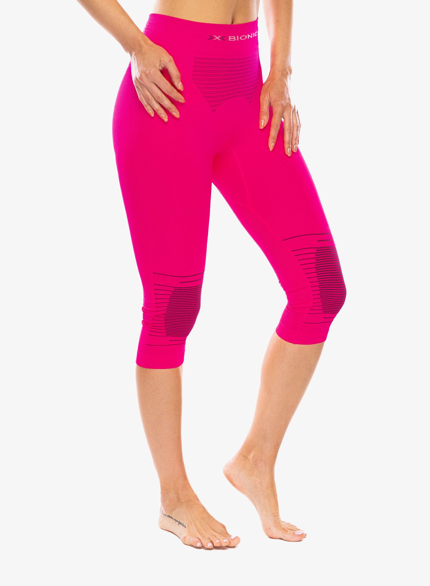 Dámské legíny X-Bionic Energizer 4.0 Pants 3/4 - flamingo/anthracit
