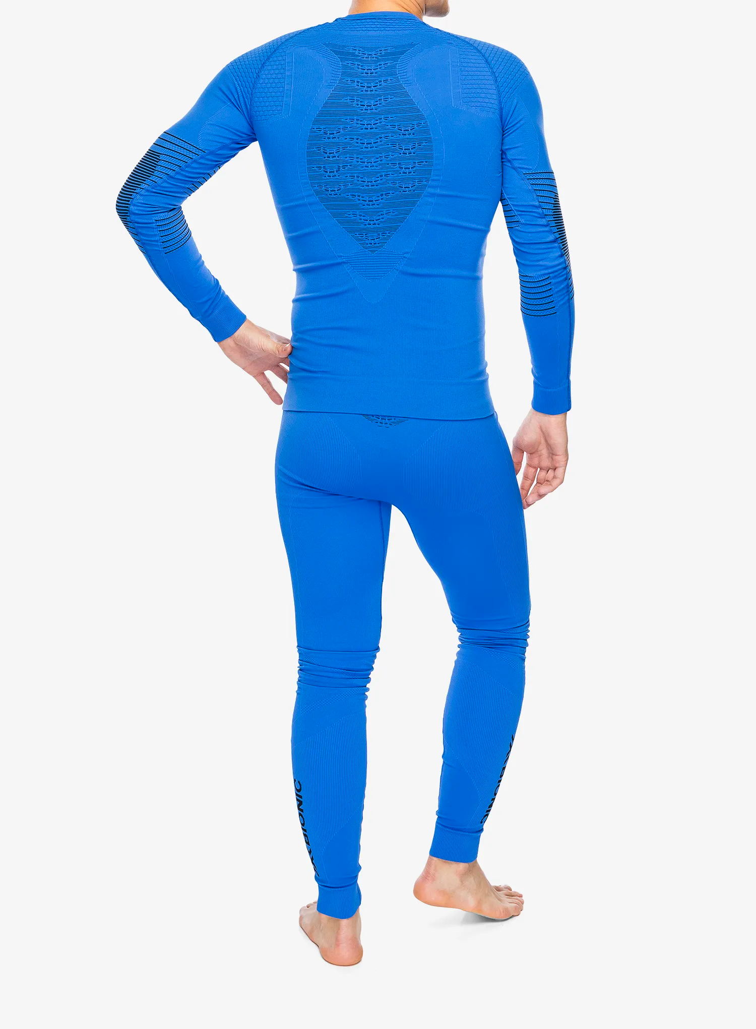 Funkční mikina X-Bionic Energizer 4.0 Shirt Round Neck - blossom blue/black