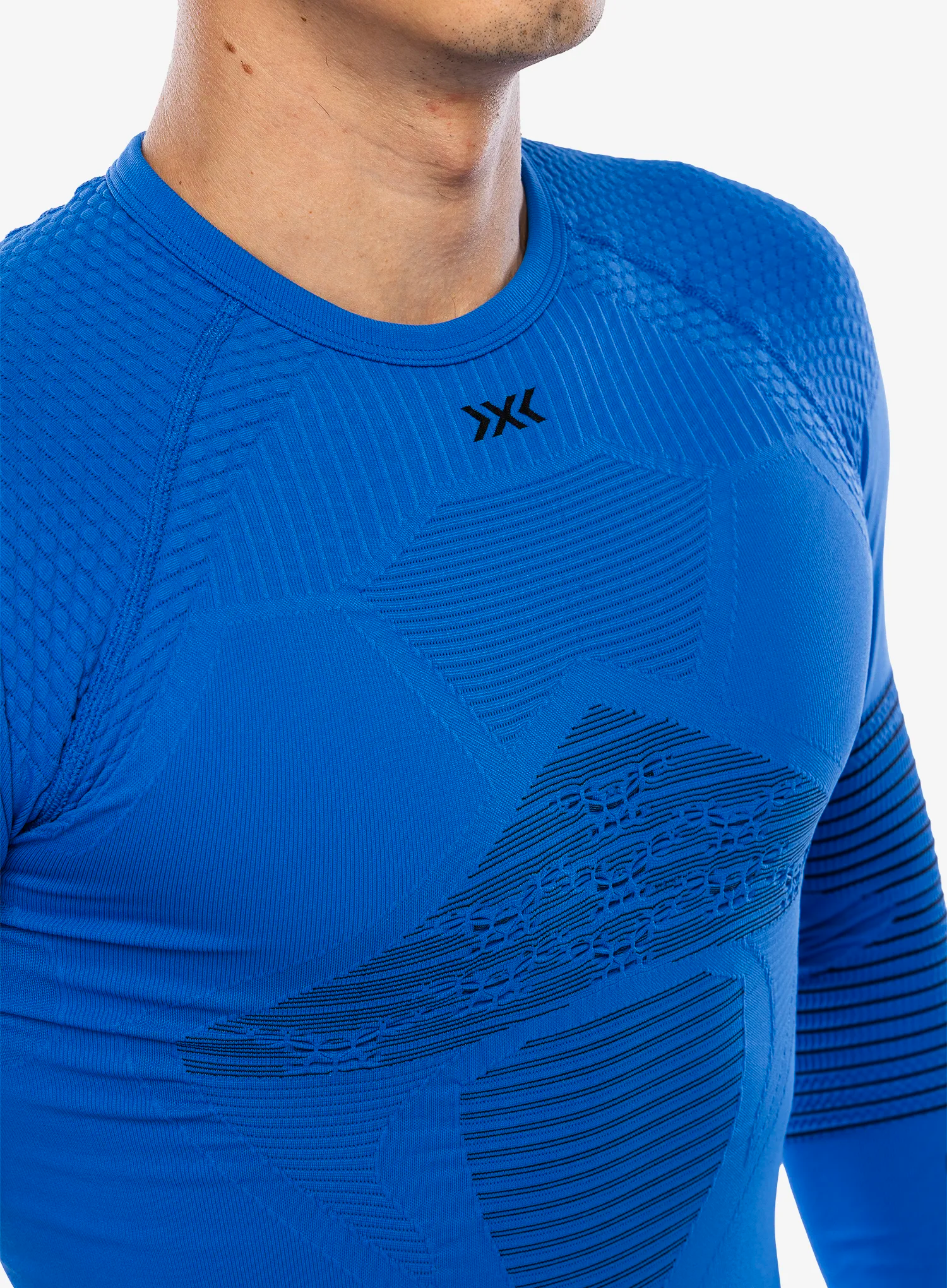 Funkční mikina X-Bionic Energizer 4.0 Shirt Round Neck - blossom blue/black