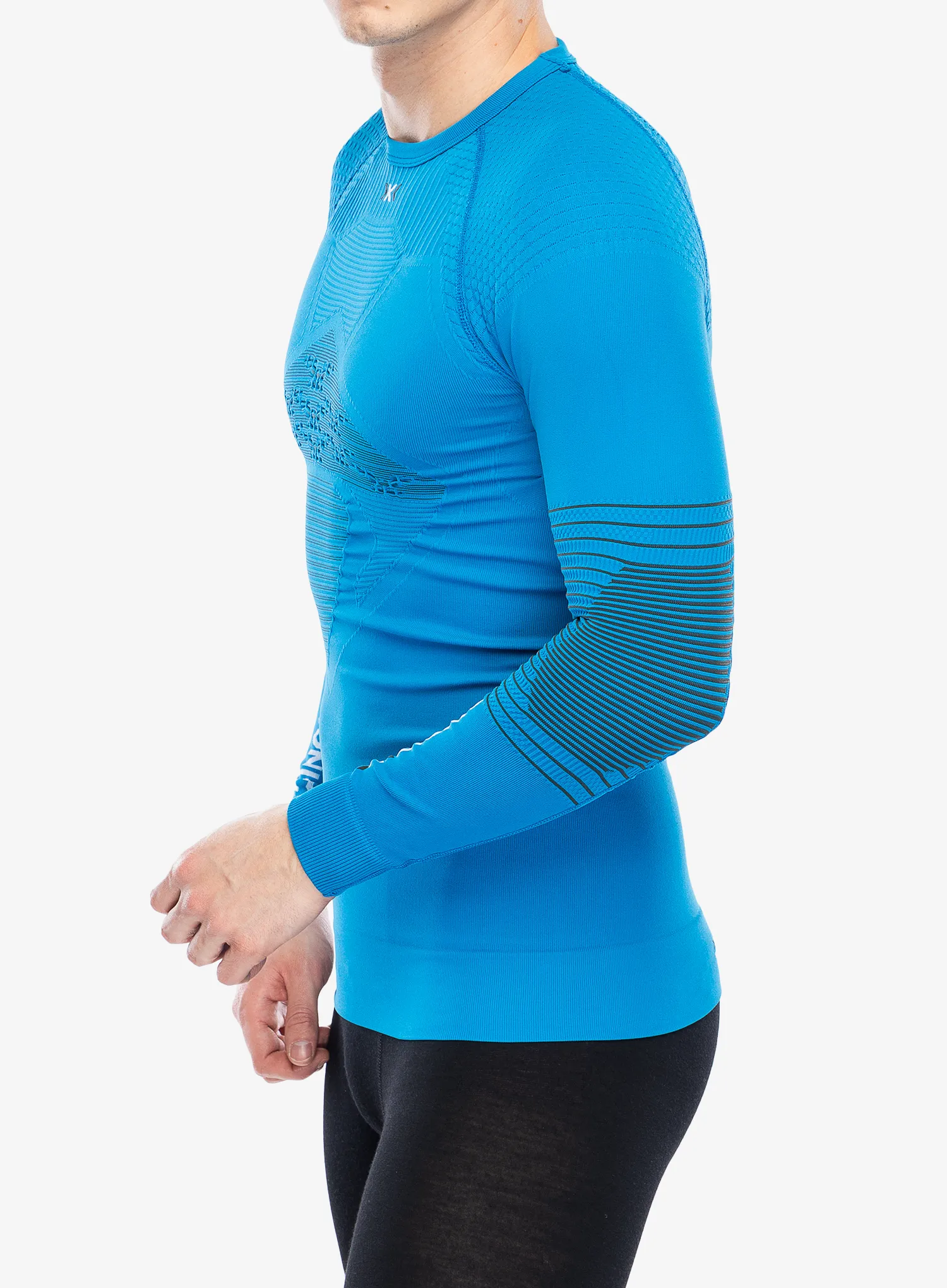 Termoaktivní mikina X-Bionic Energizer 4.0 Shirt Round Neck - blue/anth