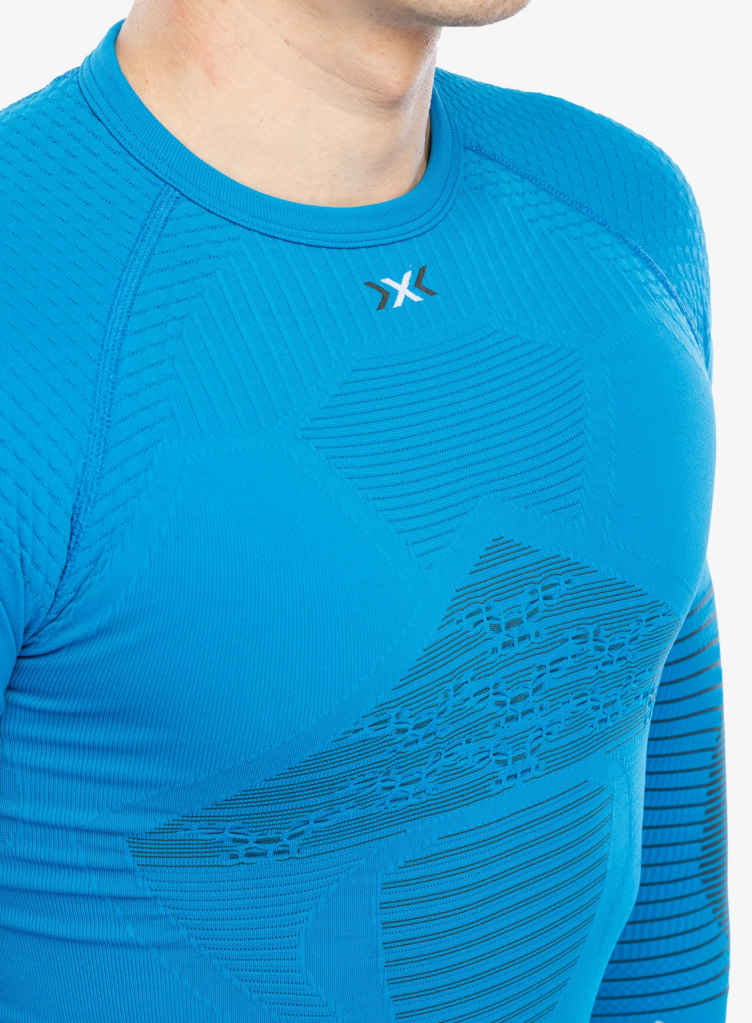 Termoaktivní mikina X-Bionic Energizer 4.0 Shirt Round Neck - blue/anth