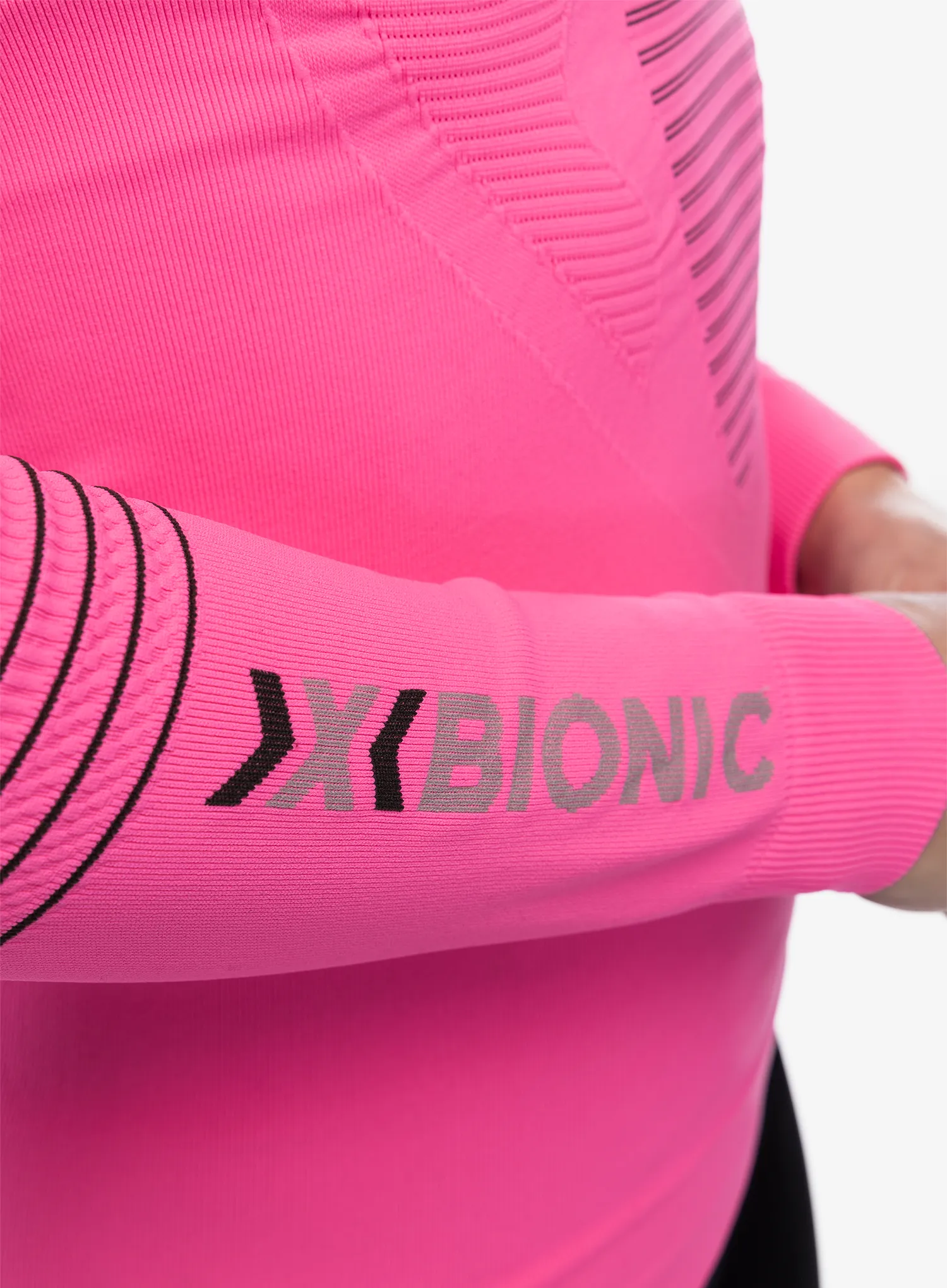 Dámská mikina X-Bionic Energizer 4.0 Shirt Round Neck - flamingo/anth