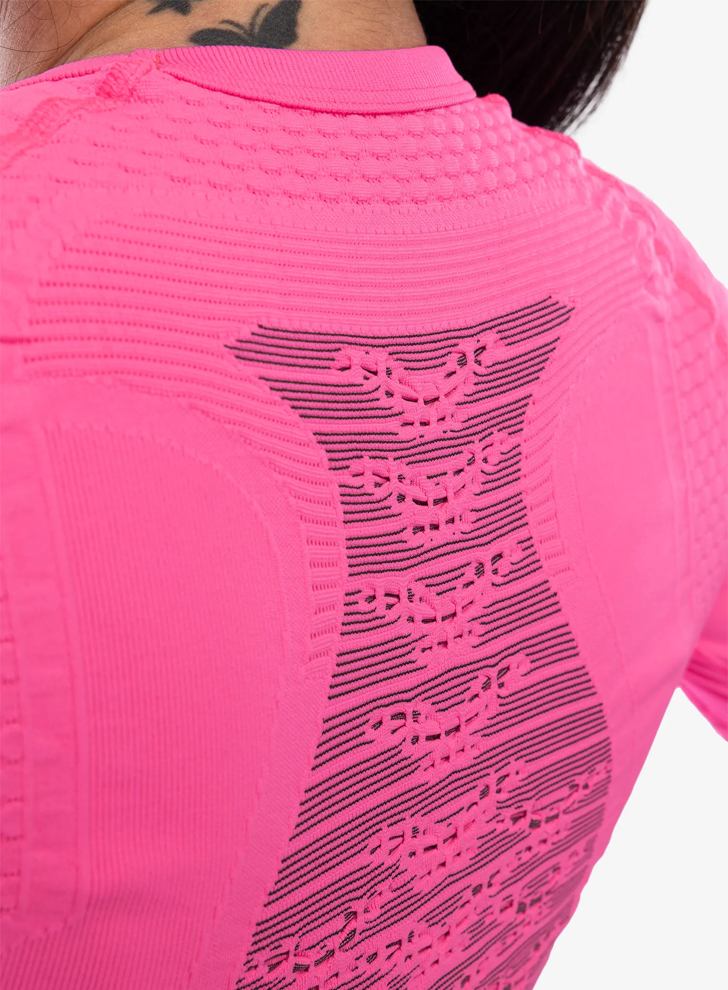 Dámská mikina X-Bionic Energizer 4.0 Shirt Round Neck - flamingo/anth