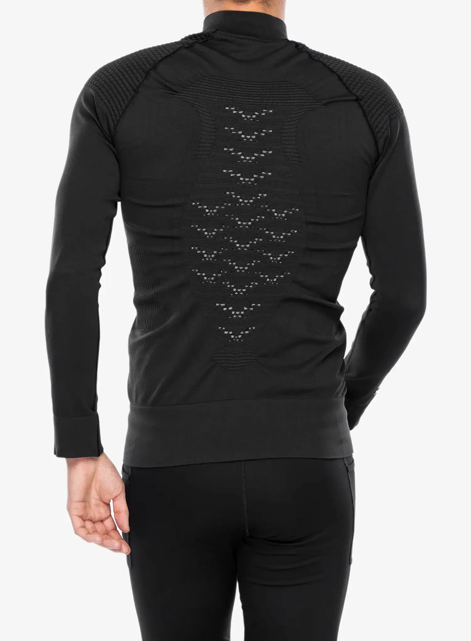 Rozepínací mikina X-Bionic Energizer 4.0 Transmission Layer Full Zip - opal black/arctic white