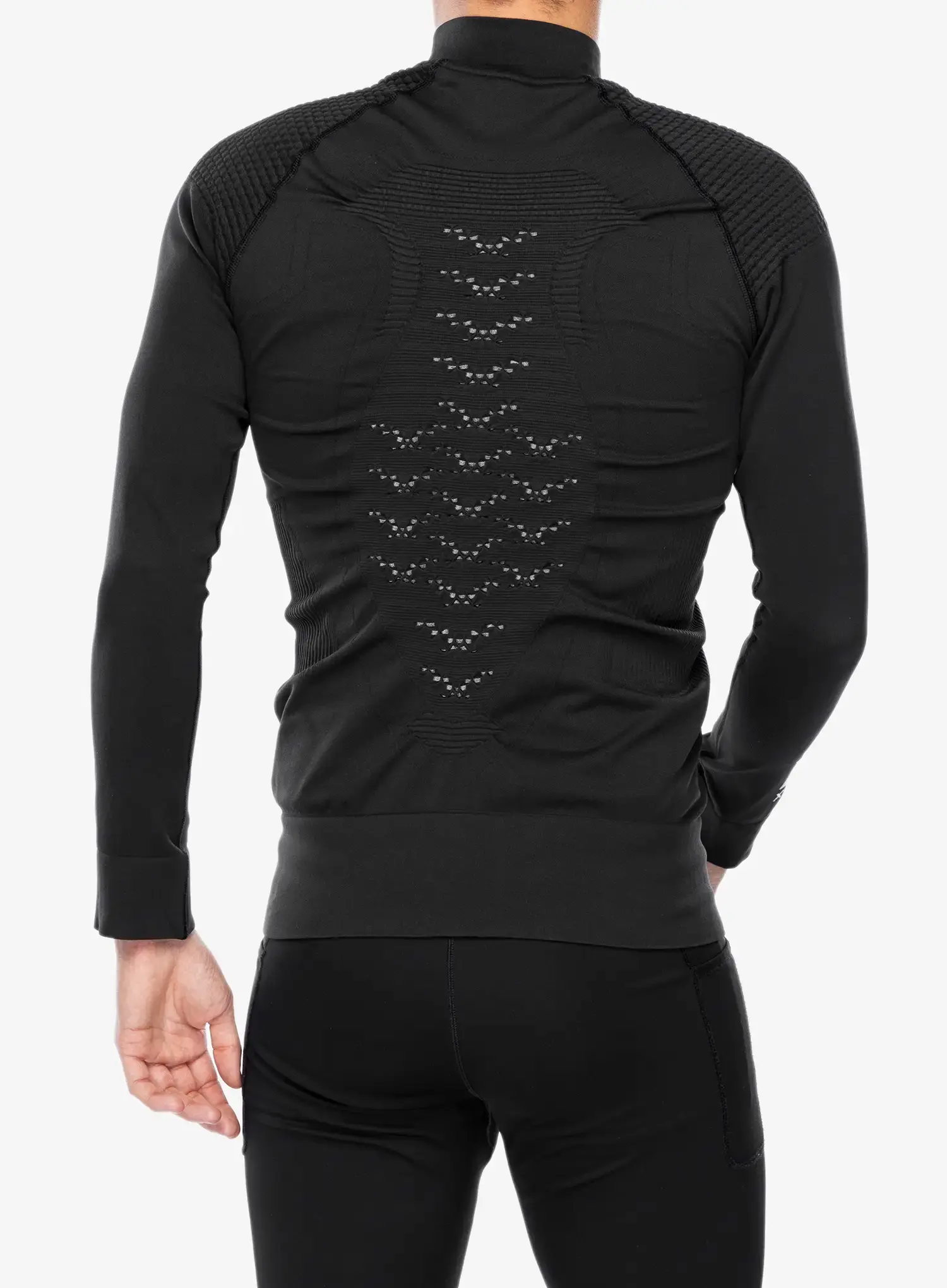 Rozepínací mikina X-Bionic Energizer 4.0 Transmission Layer Full Zip - opal black/arctic white