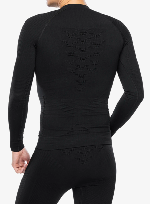 Funkční mikina X-Bionic Energy Accumulator 4.0 Shirt Round Neck - opal black/arctic white