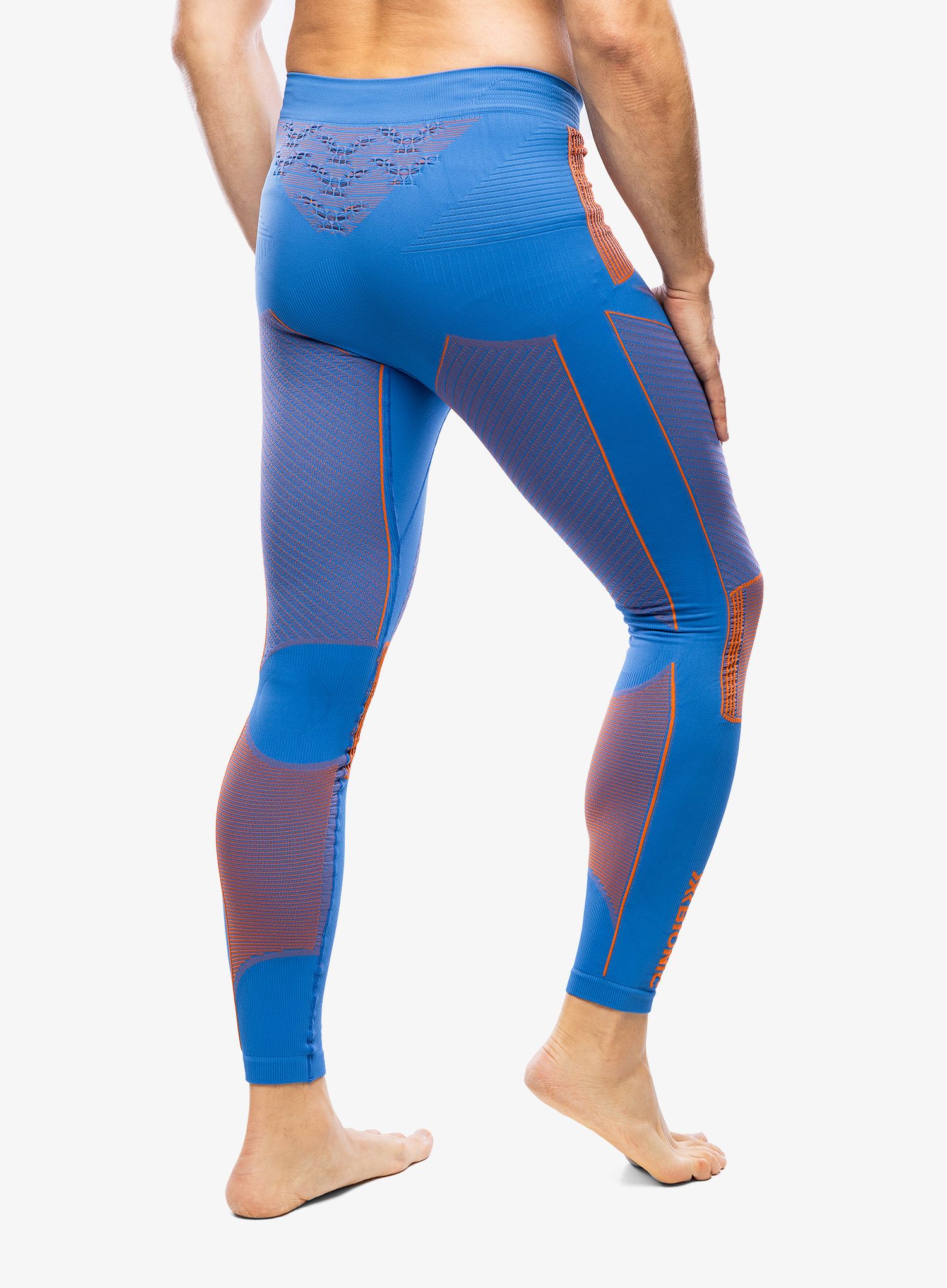 Termolegíny X-Bionic Energy Accumulator 4.0 - blue/vibrant orange