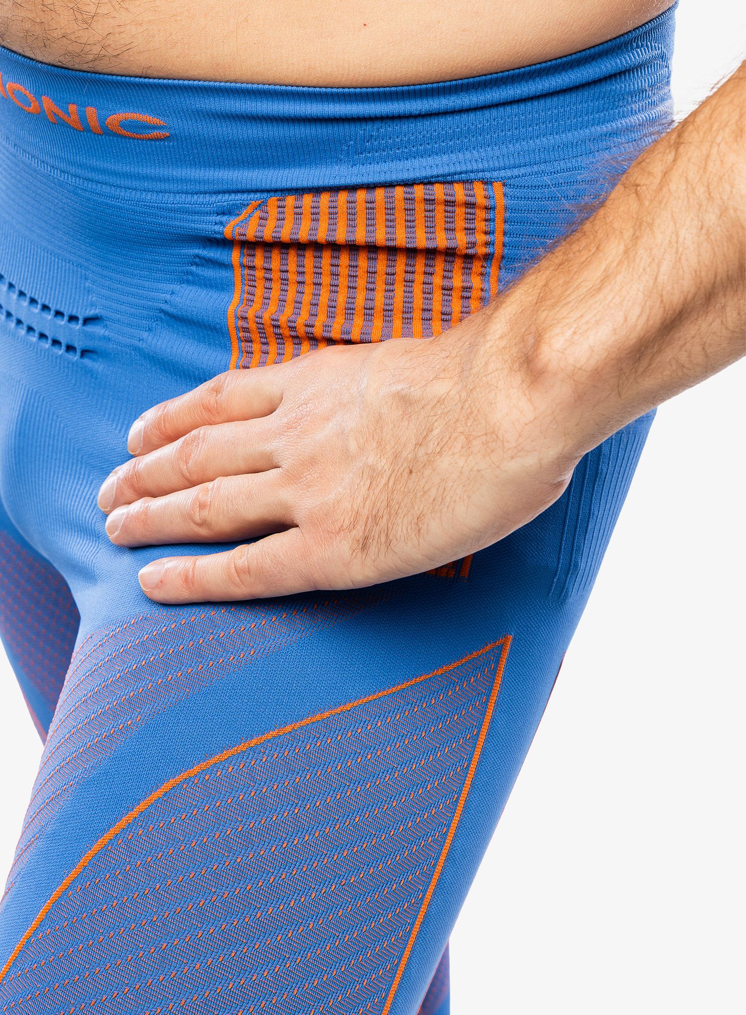 Termolegíny X-Bionic Energy Accumulator 4.0 - blue/vibrant orange