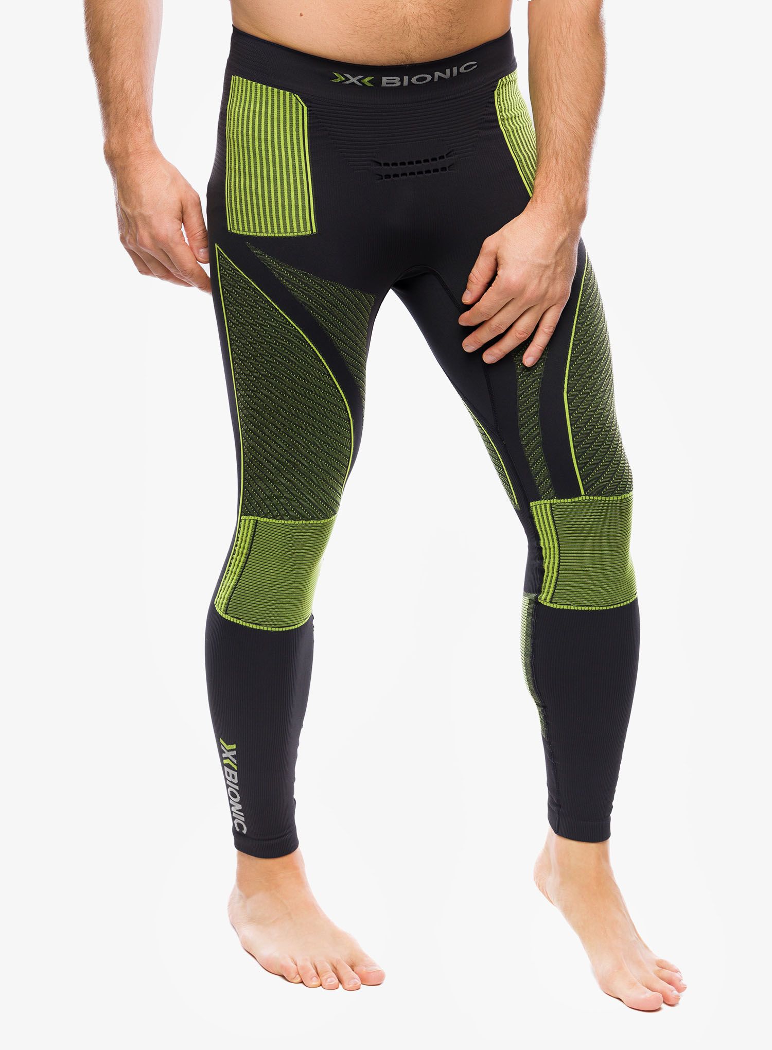Termolegíny X-Bionic Energy Accumulator 4.0 - charcoal/yellow