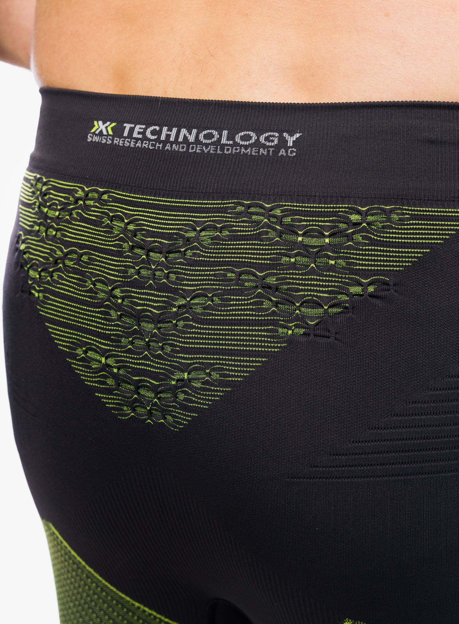 Termolegíny X-Bionic Energy Accumulator 4.0 - charcoal/yellow