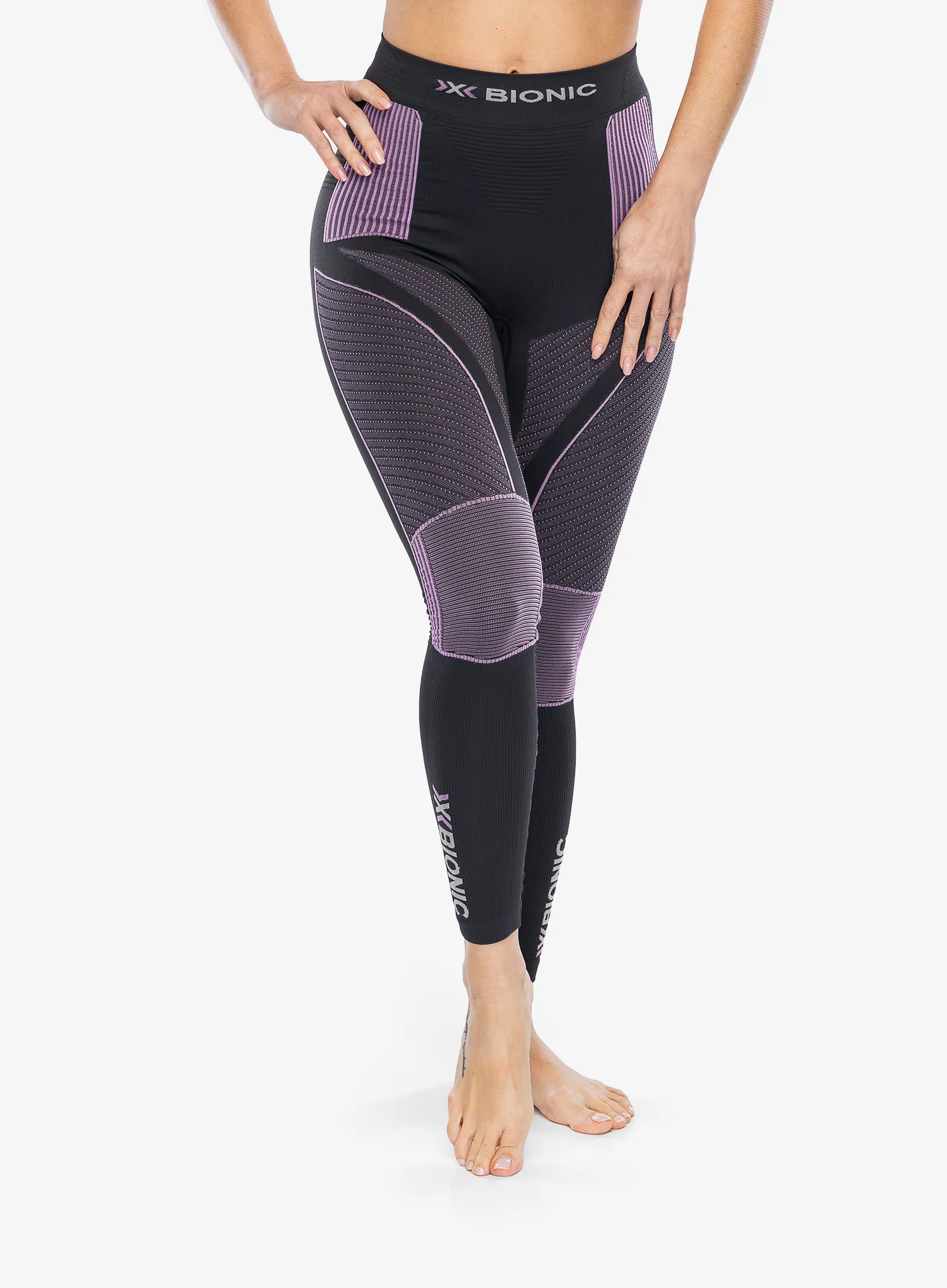 Termolegíny dámské X-Bionic Energy Accumulator 4.0 Pants - charcoal/magnolia