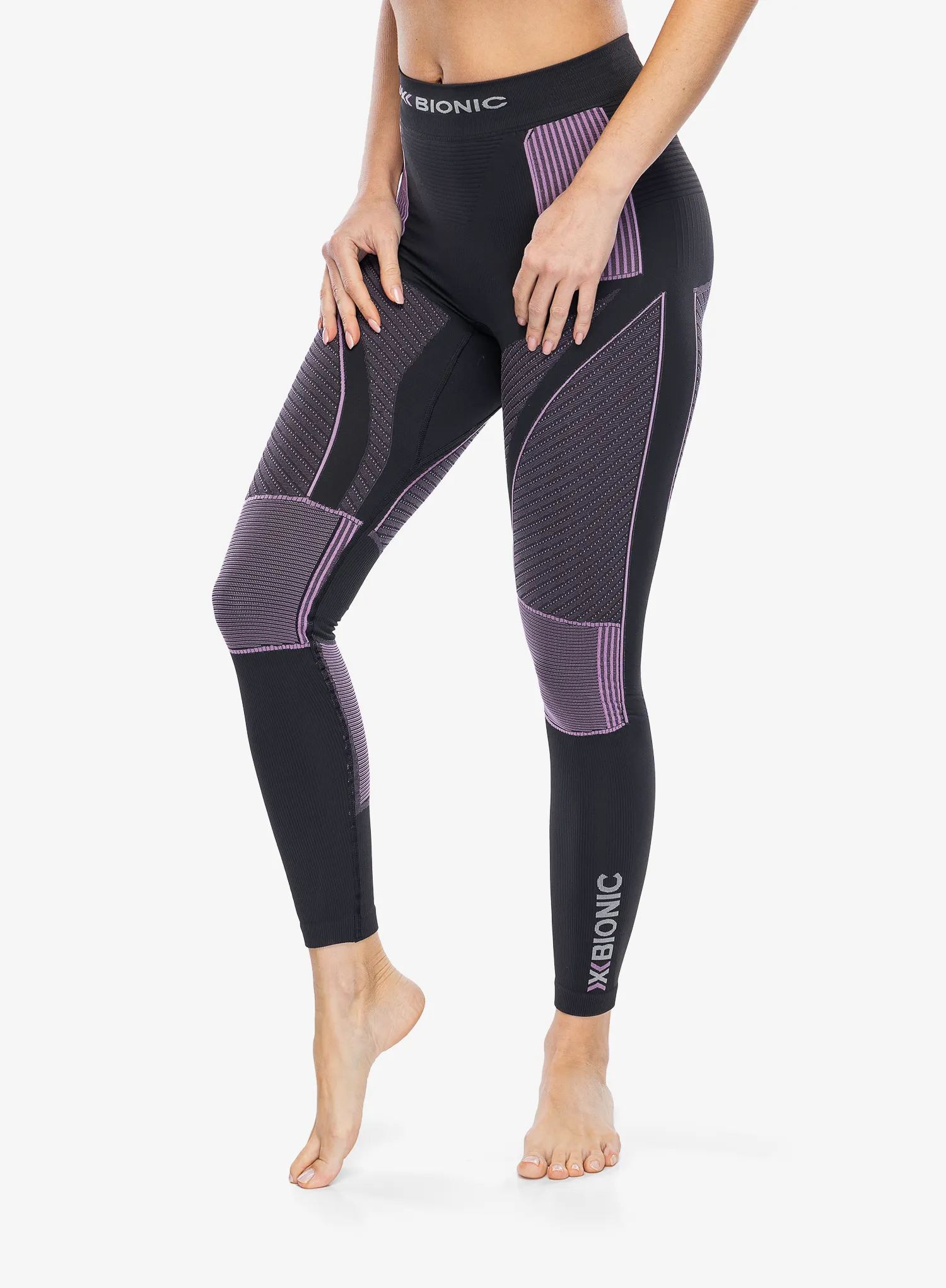 Termolegíny dámské X-Bionic Energy Accumulator 4.0 Pants - charcoal/magnolia