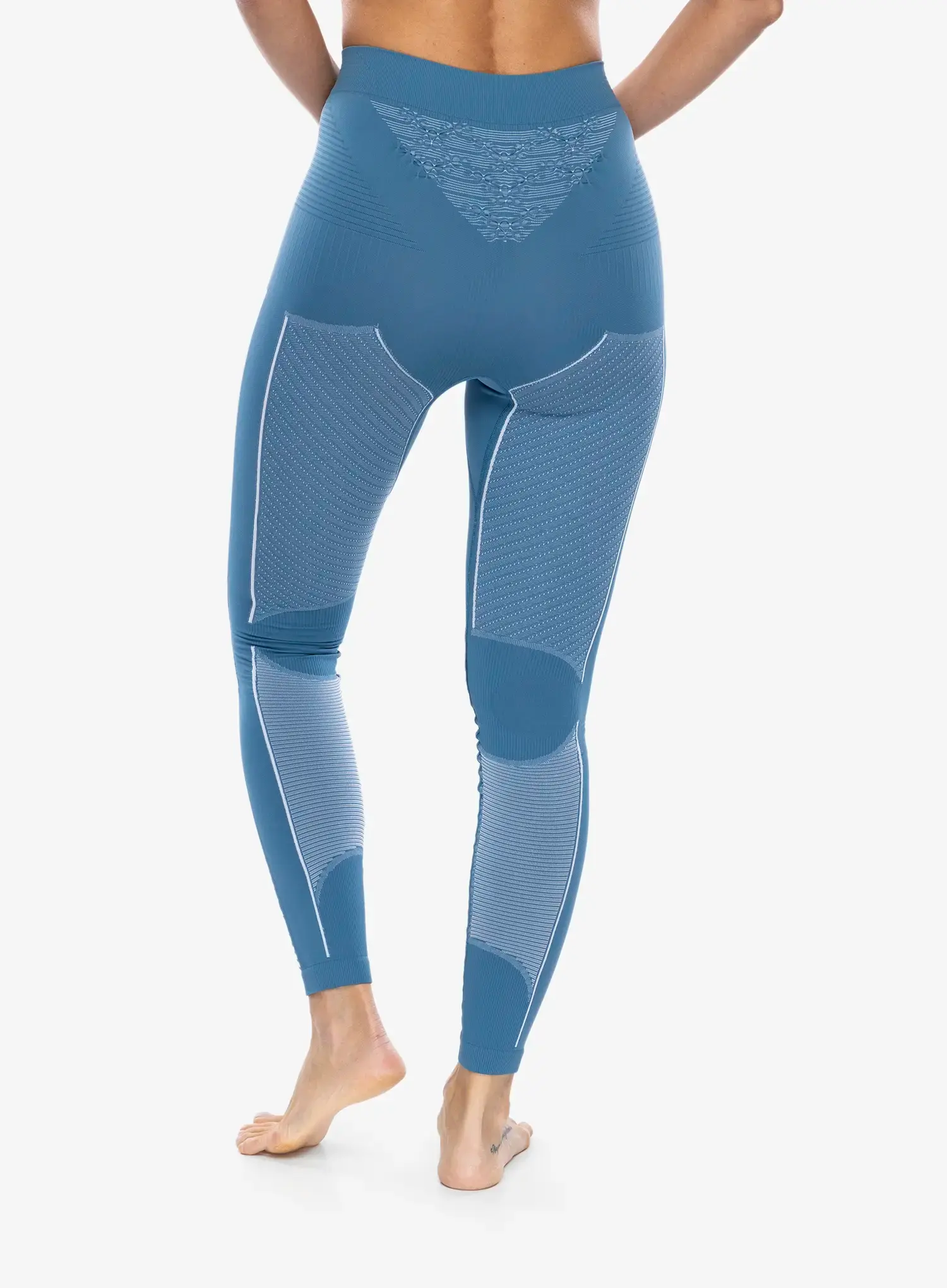 Termolegíny dámské X-Bionic Energy Accumulator 4.0 Pants - mineral blue/arctic white