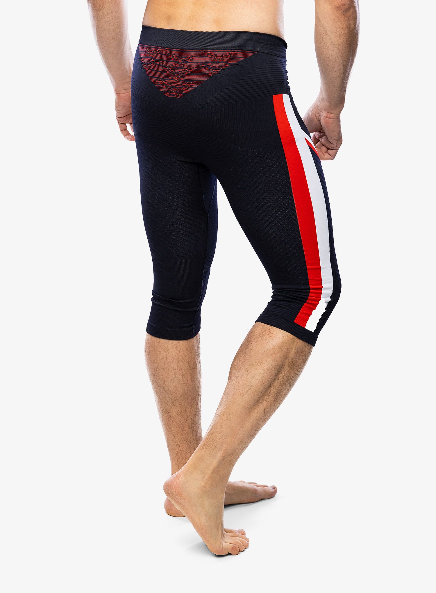Termolegíny X-Bionic Energy Accumulator 4.0 Patriot Pants 3/4 - poland/white/red
