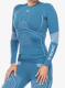 Dámská funkční mikina X-Bionic Energy Accumulator 4.0 Shirt Round Neck - mineral blue/arctic white