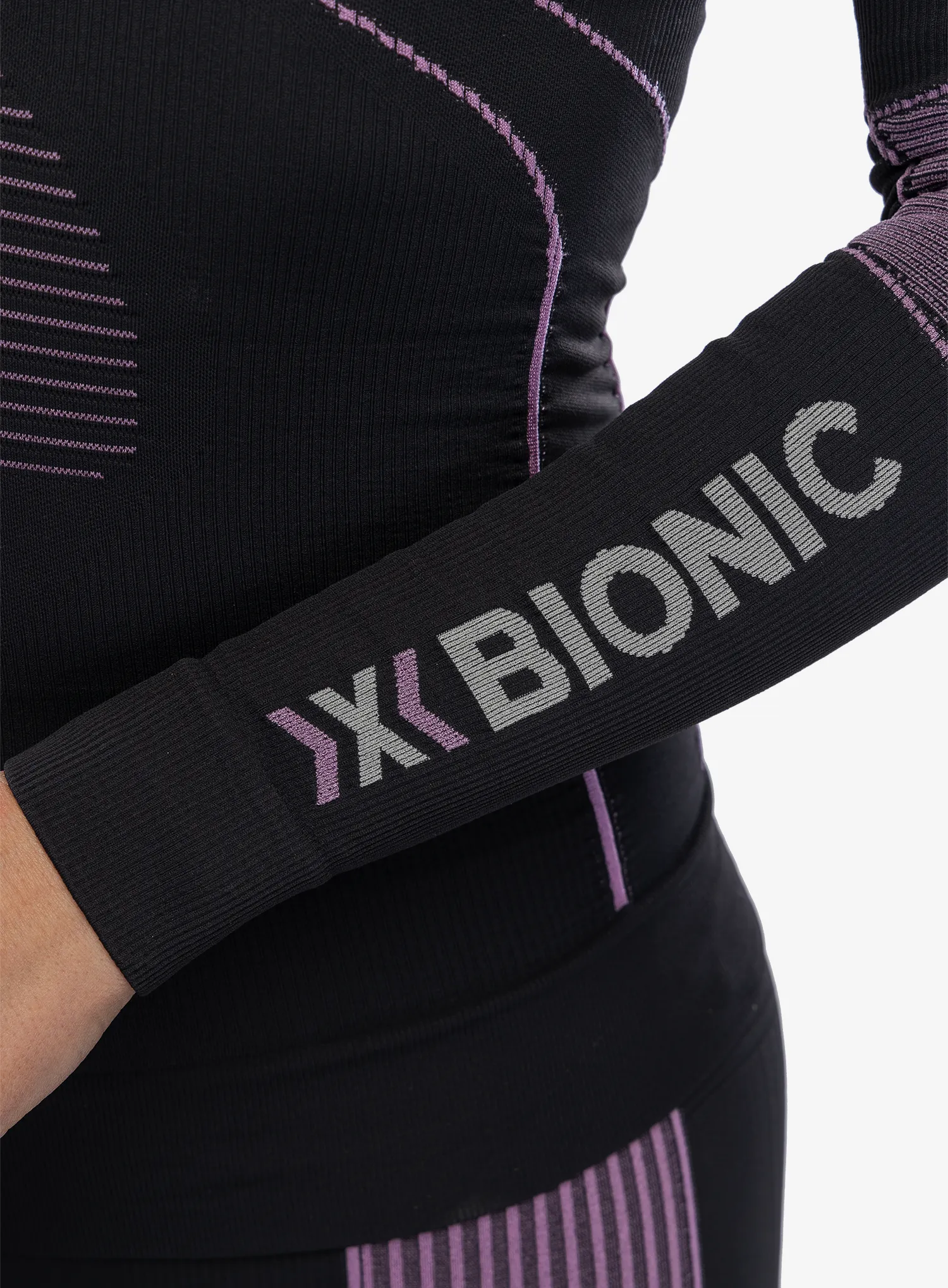 Dámská mikina X-Bionic Energy Accumulator 4.0 Shirt - charcoal/magnolia