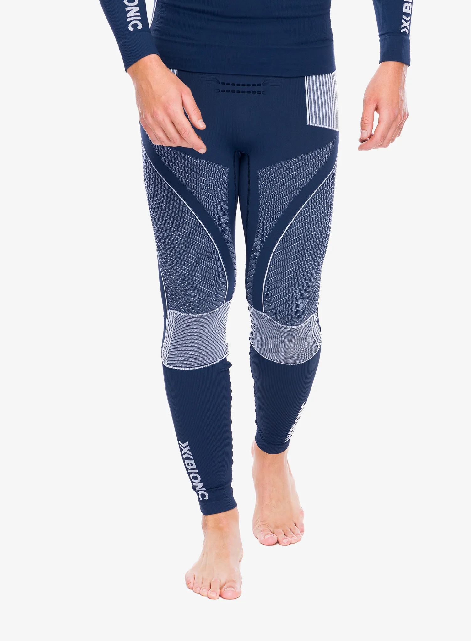 Termolegíny X-Bionic Energy Accumulator 4.0 - marine/optical white