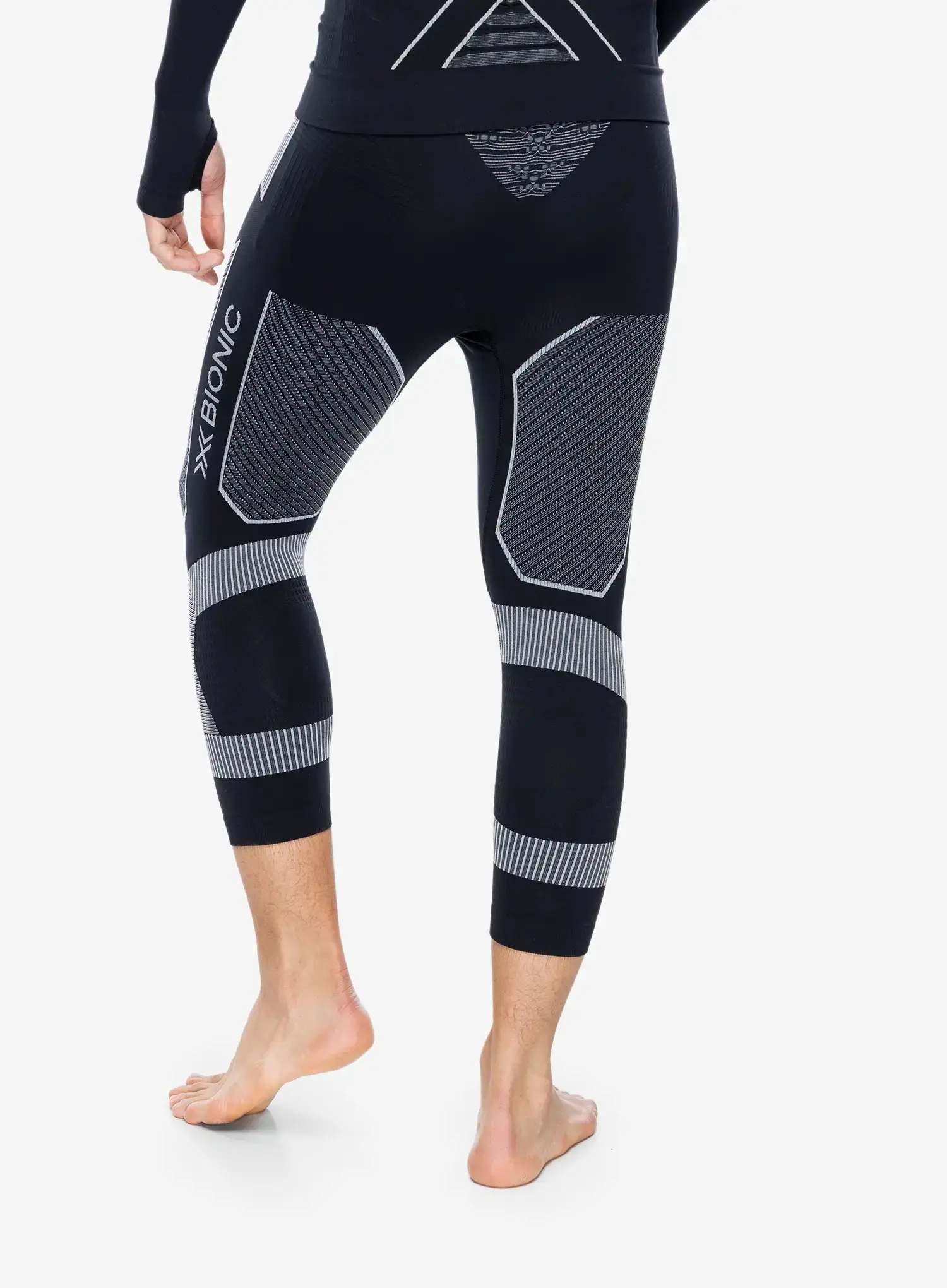 Termolegíny X-Bionic Energy Accumulator Light Pants 3/4 - x black/light grey
