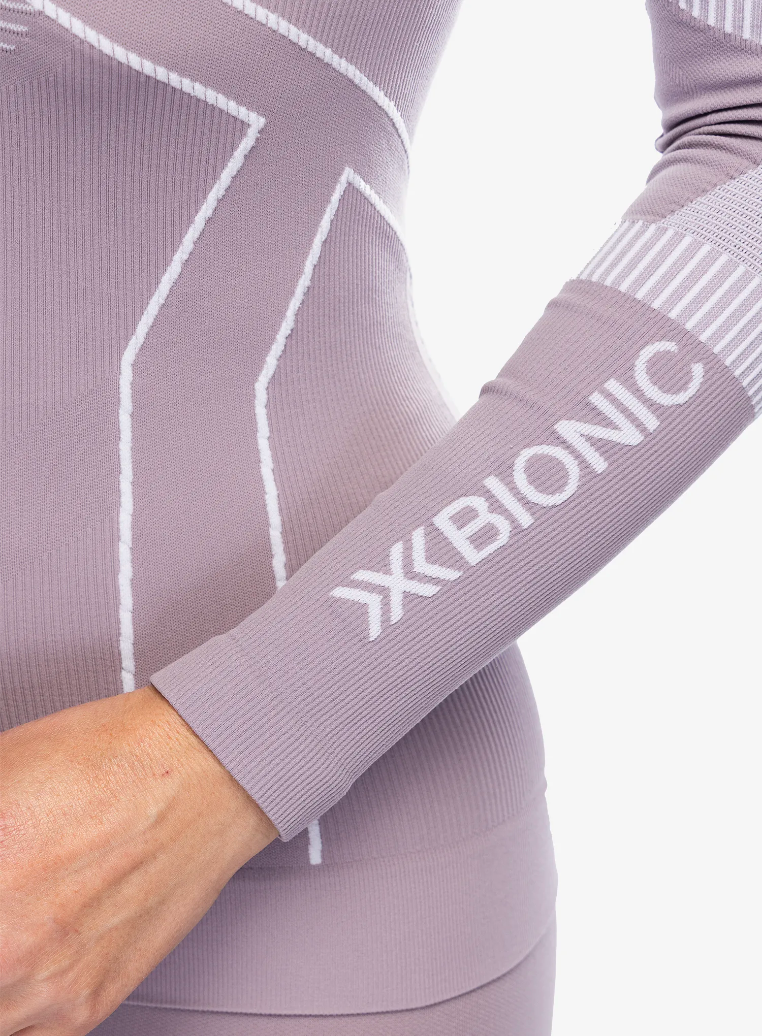 Dámská funkční mikina X-Bionic Energy Accumulator Light Shirt LS - lavender/arctic white