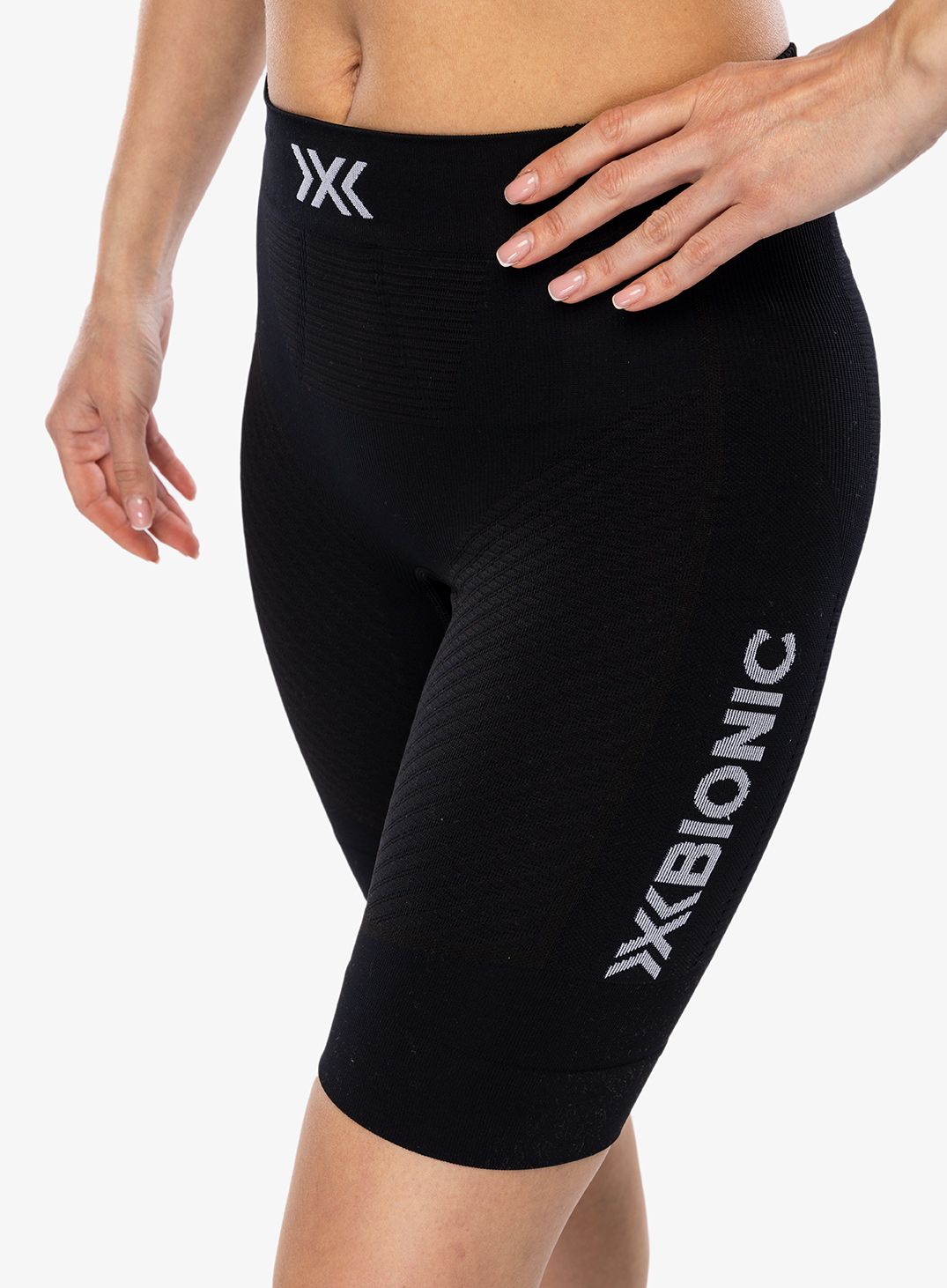 Kraťasy dámské X-Bionic Invent 4.0 Running Shorts - opal black/arctic white