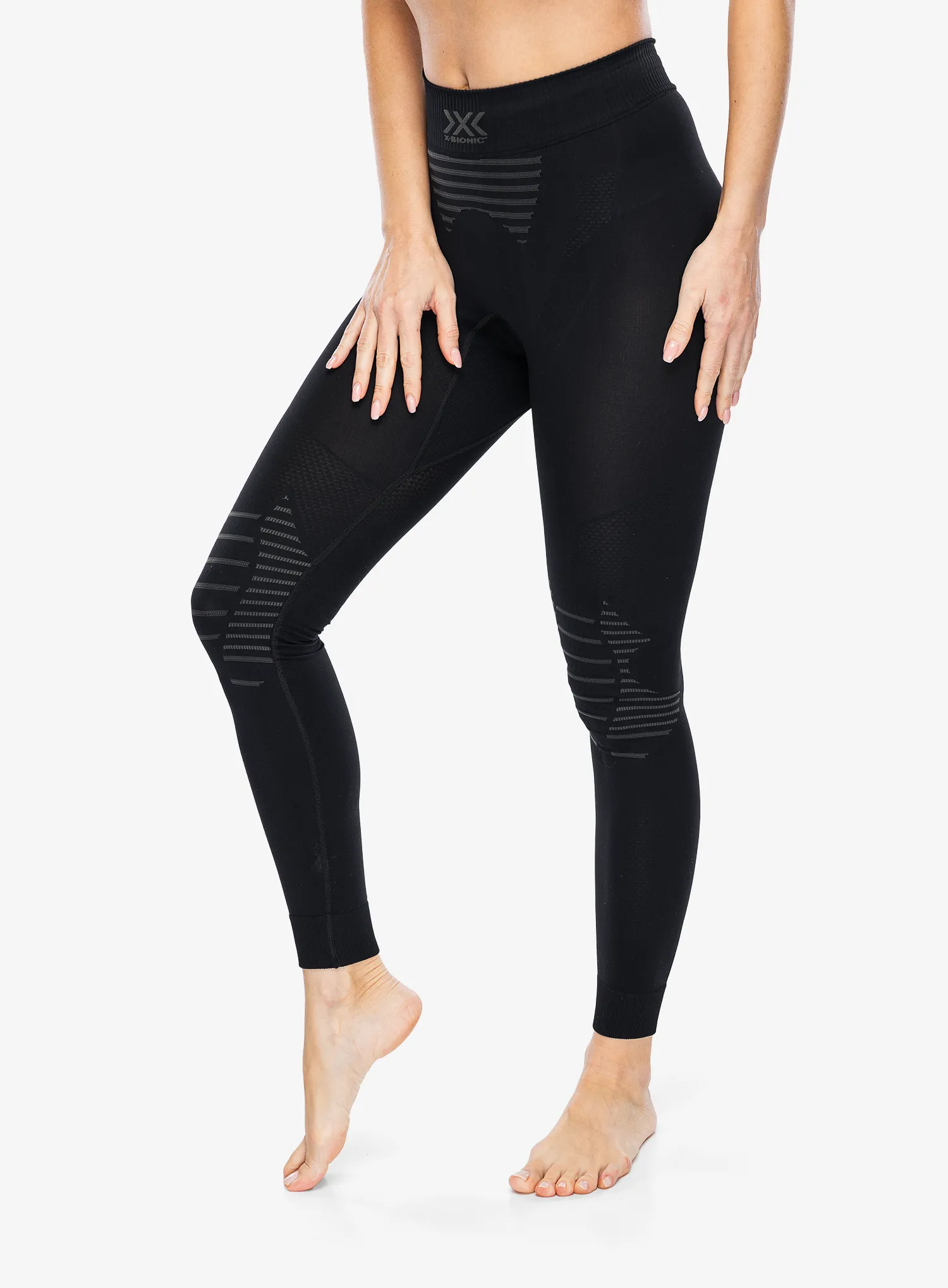 Dámské legíny X-Bionic Invent 4.0 Pants - black/charcoal