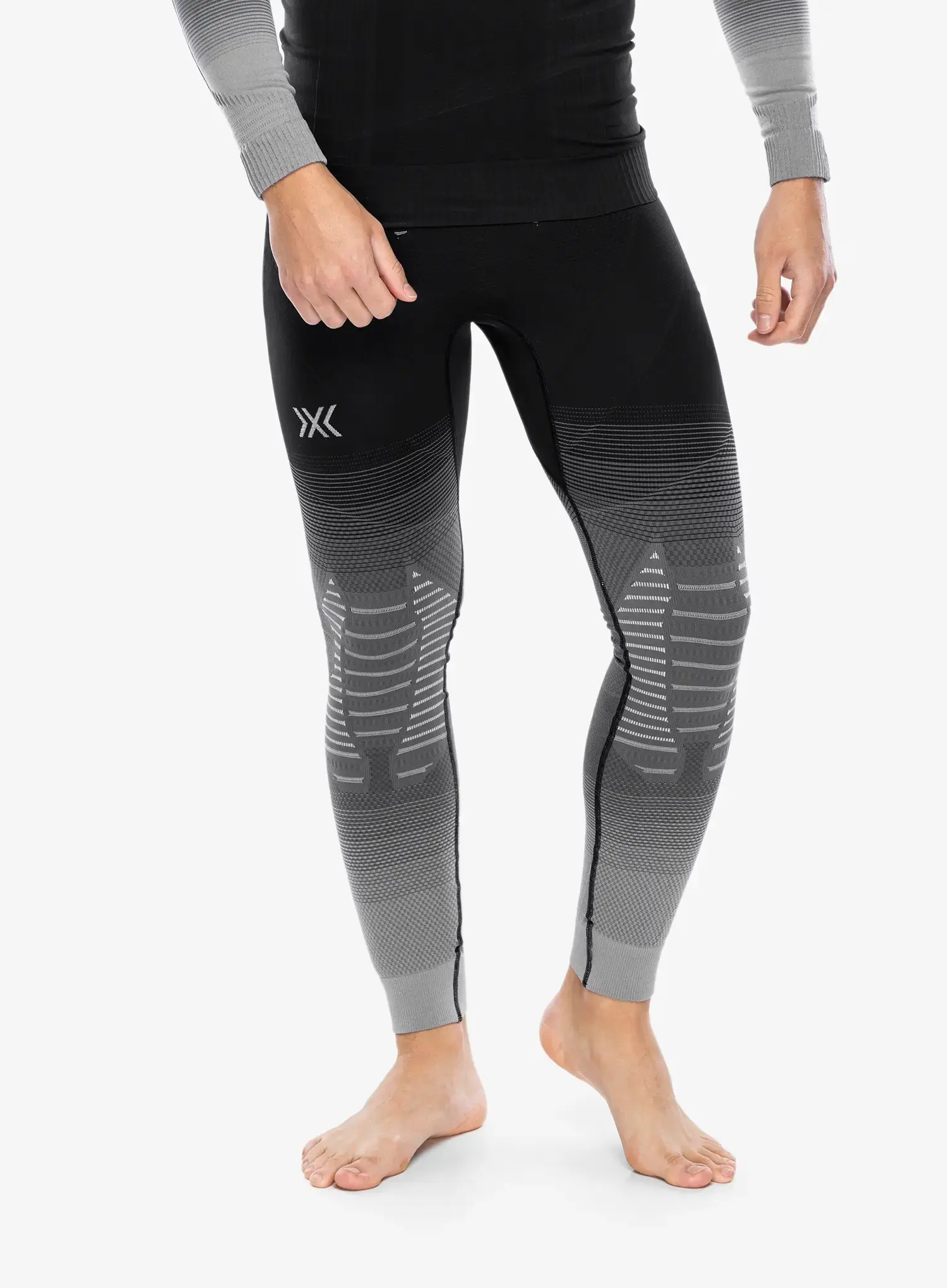 Termolegíny X-Bionic Invent Fx Pants - black/grey/light grey