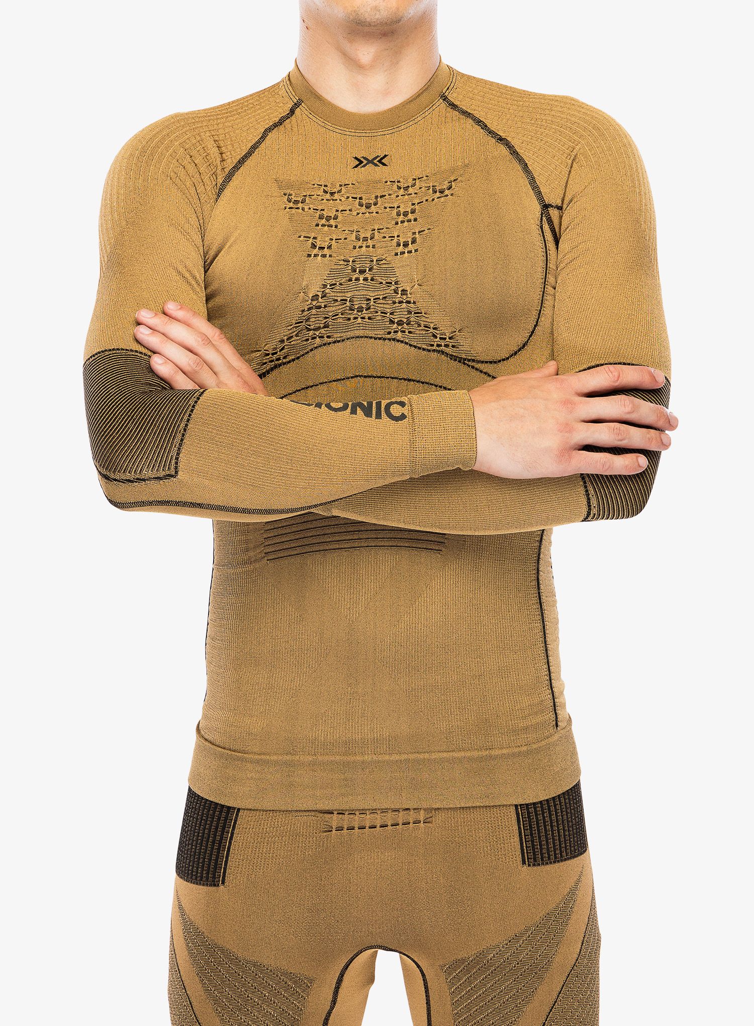 Termoaktivní mikina X-Bionic Radiactor 4.0 L/S - gold/black
