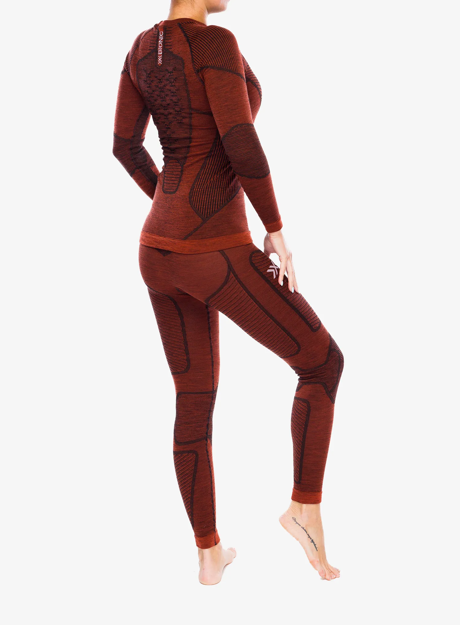 Dámská funkční mikina X-Bionic Symbio Merino Shirt LS - clay