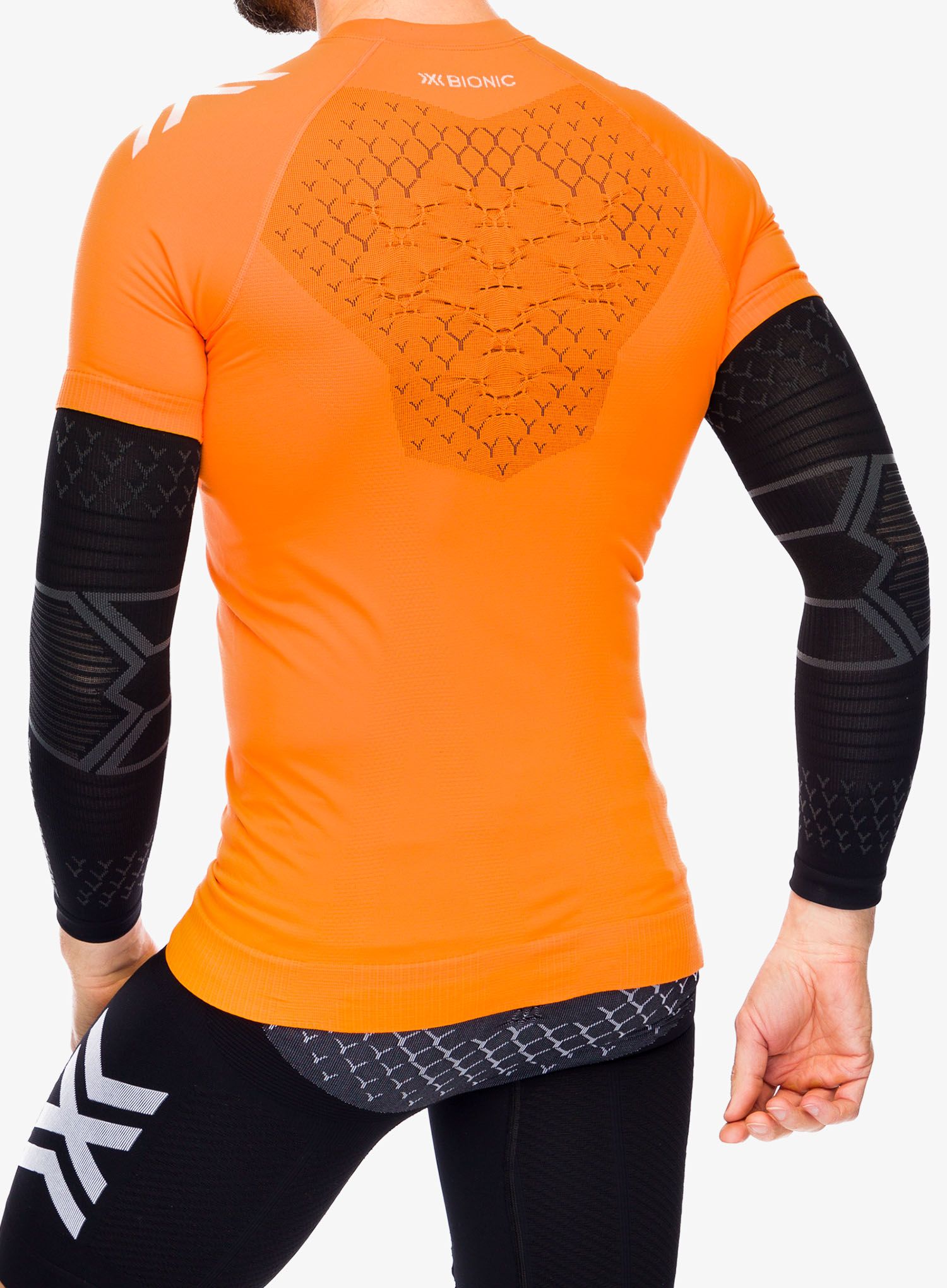 Kompresní návleky na ruce X-Bionic Twyce Armsleeve - black/charcoal