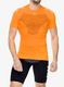 Běžecké tričko X-Bionic Twyce Run Shirt S/S - blazing orange/arctic white